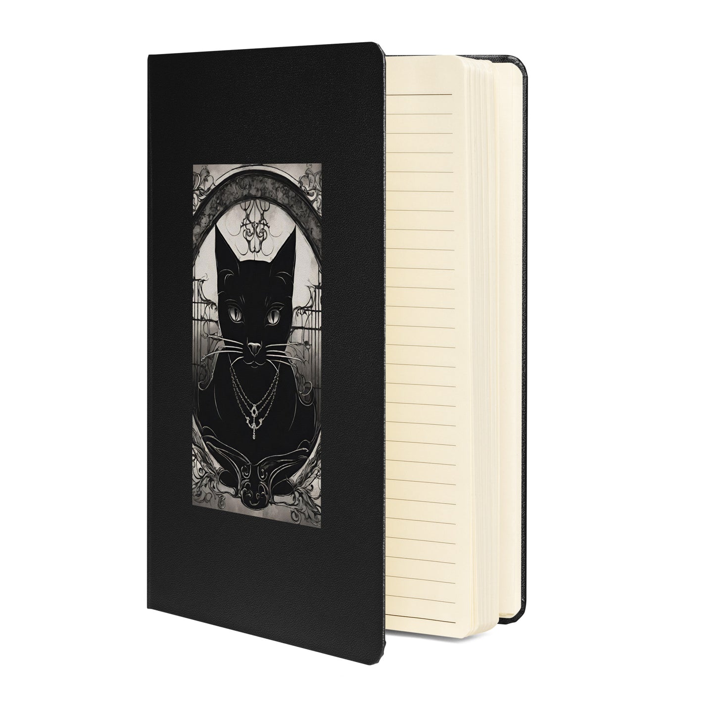 BLACK CAT FEVER HARDCOVER BOUND NOTEBOOK