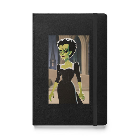 BLACK DRESS HARDCOVER BOUND NOTEBOOK