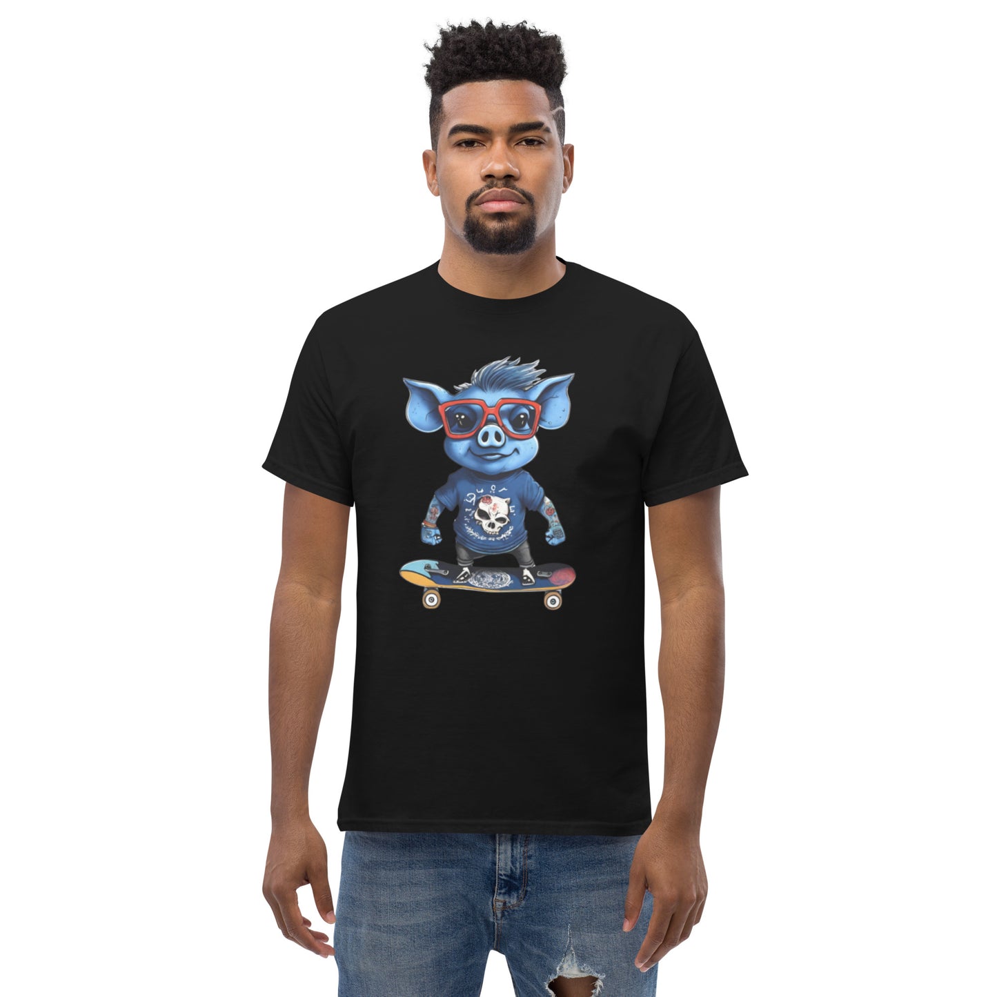BLUE PIG TEE
