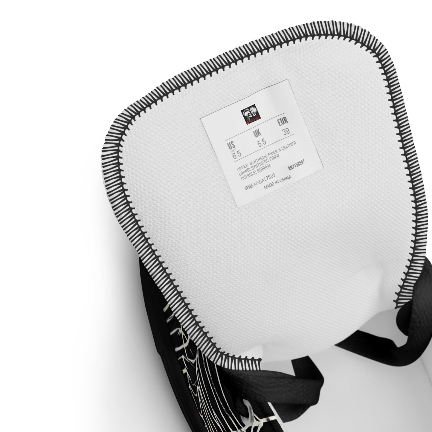 MEN'S WEB OF LIES HIGH TOP CANVAS SHOES