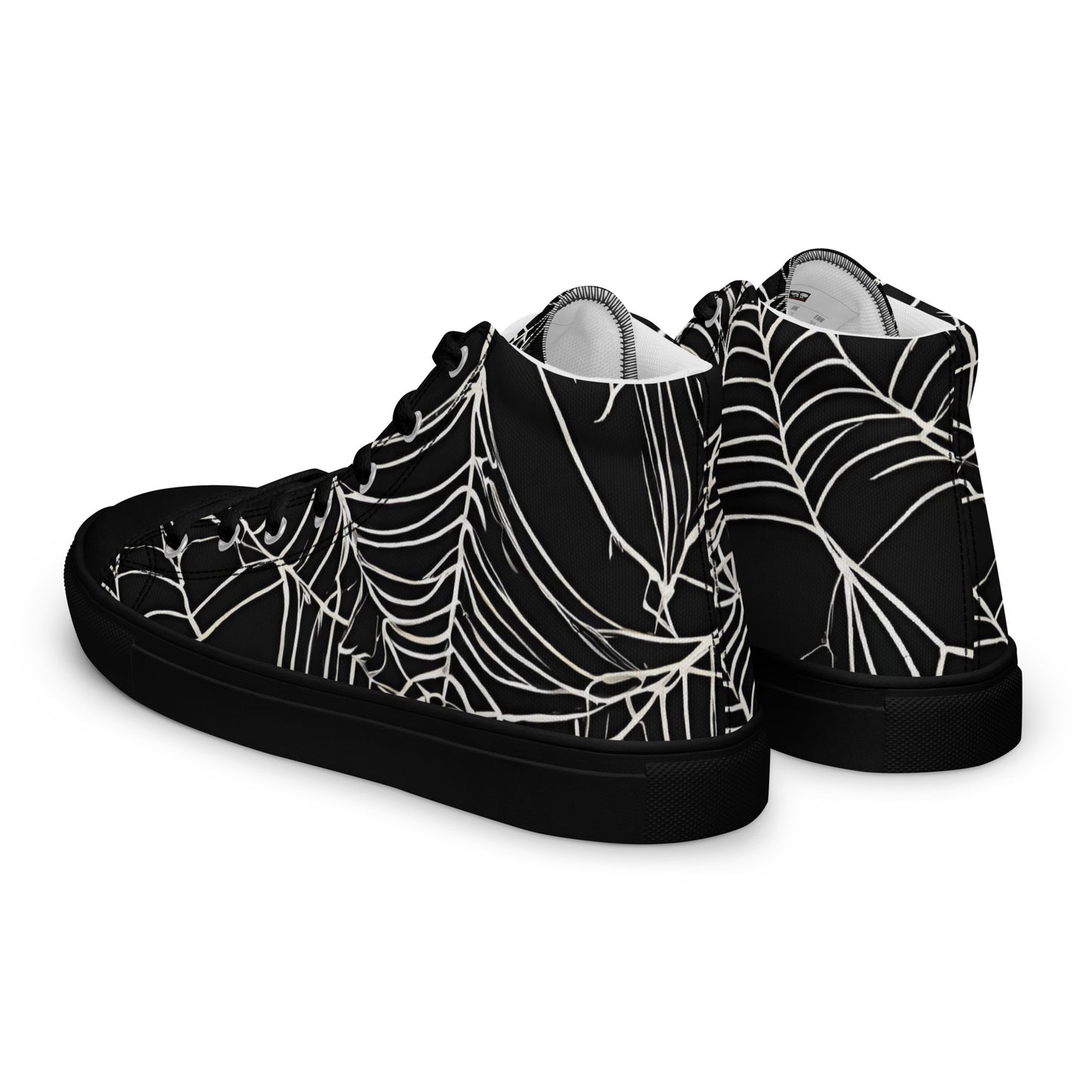 MEN'S WEB OF LIES HIGH TOP CANVAS SHOES