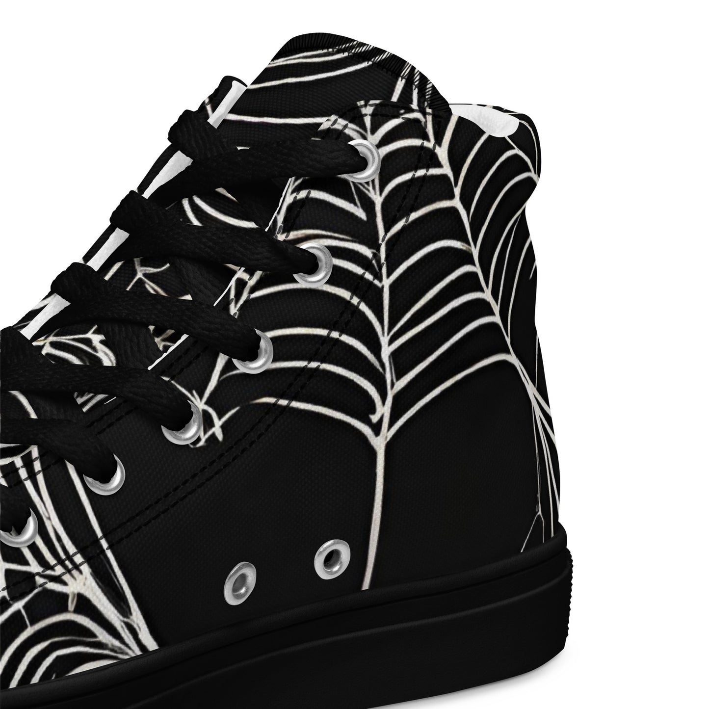 MEN'S WEB OF LIES HIGH TOP CANVAS SHOES