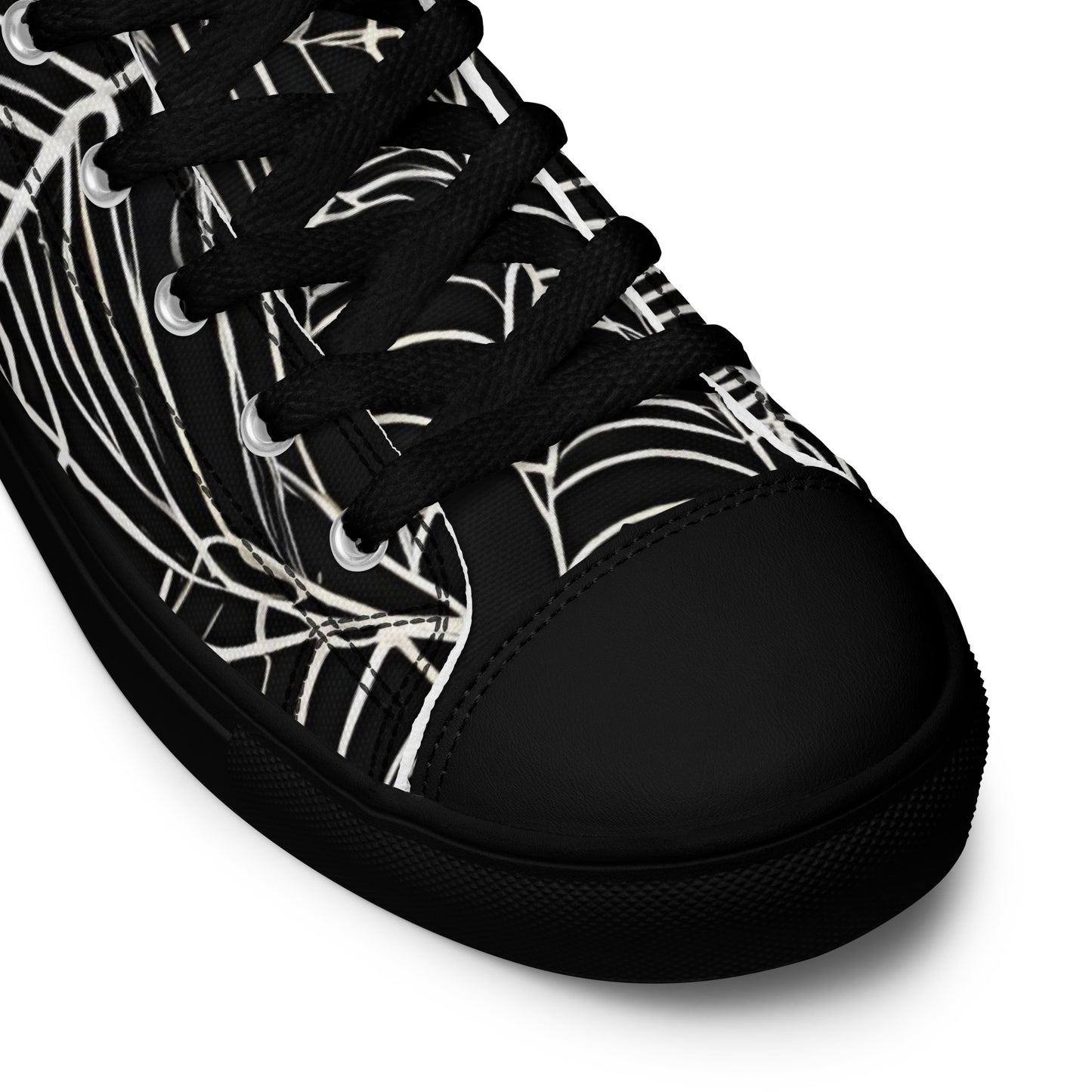 MEN'S WEB OF LIES HIGH TOP CANVAS SHOES