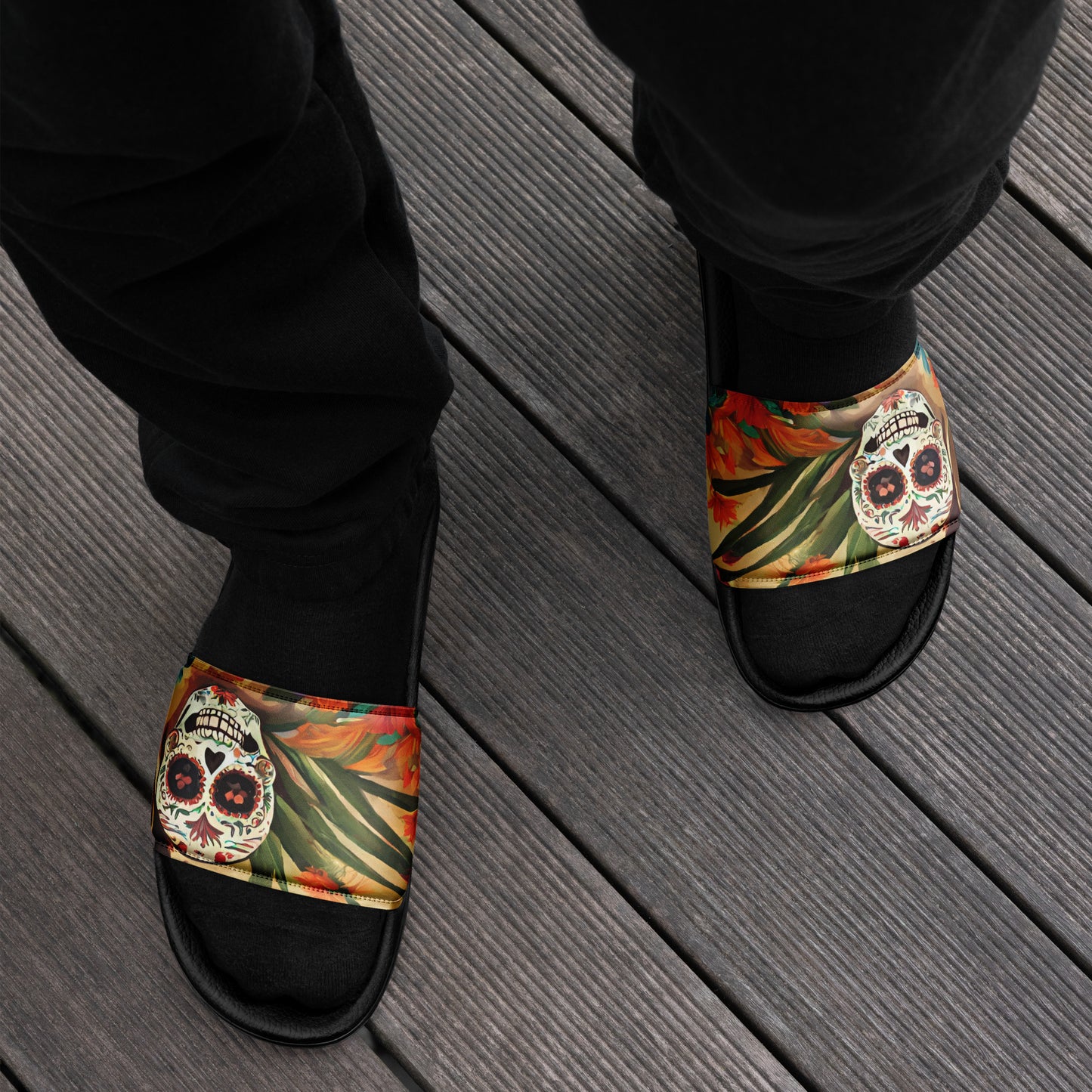 SUGAR SKULL ON THE SAND MEN'S SLIDES