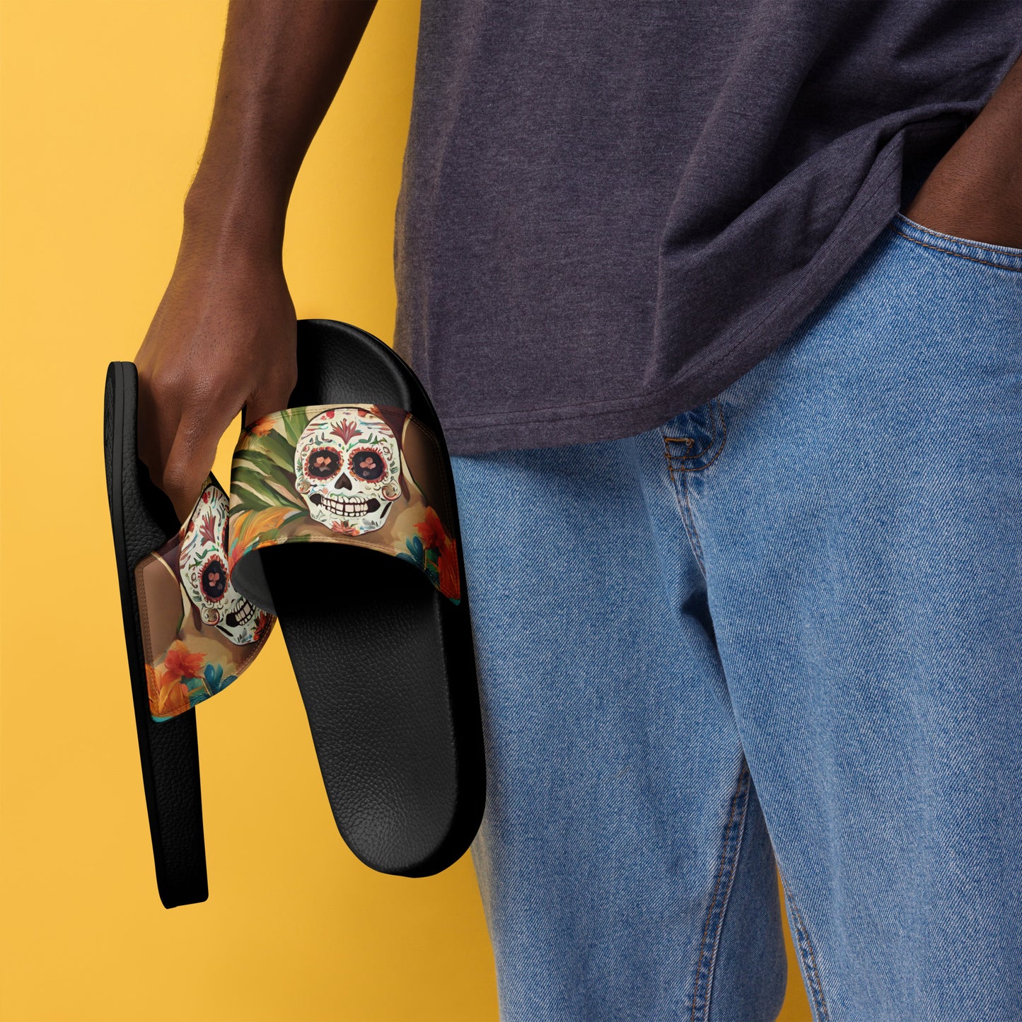 SUGAR SKULL ON THE SAND MEN'S SLIDES