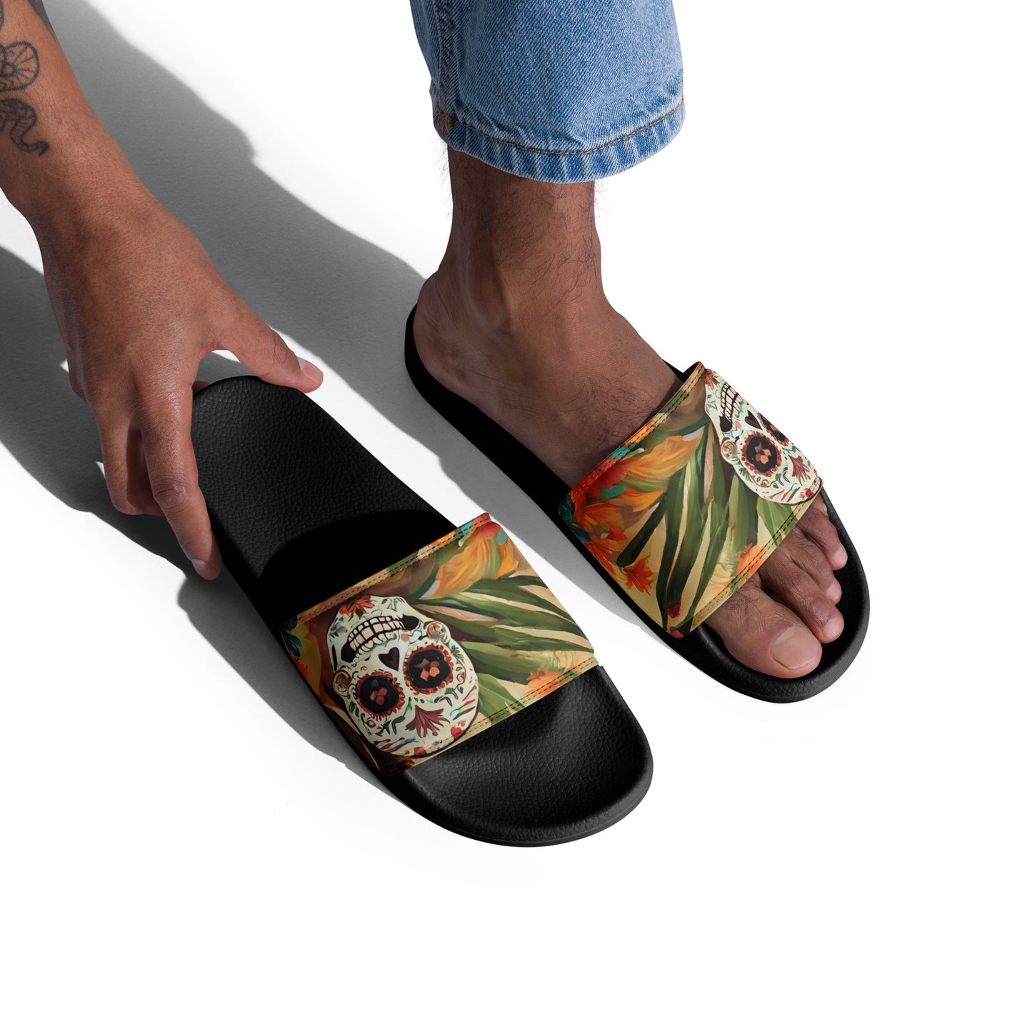 SUGAR SKULL ON THE SAND MEN'S SLIDES