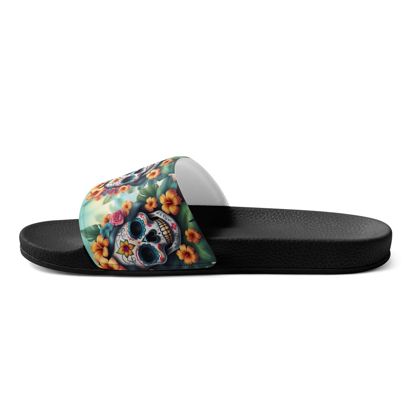 LADY SUGAR SKULL MEN'S SLIDES