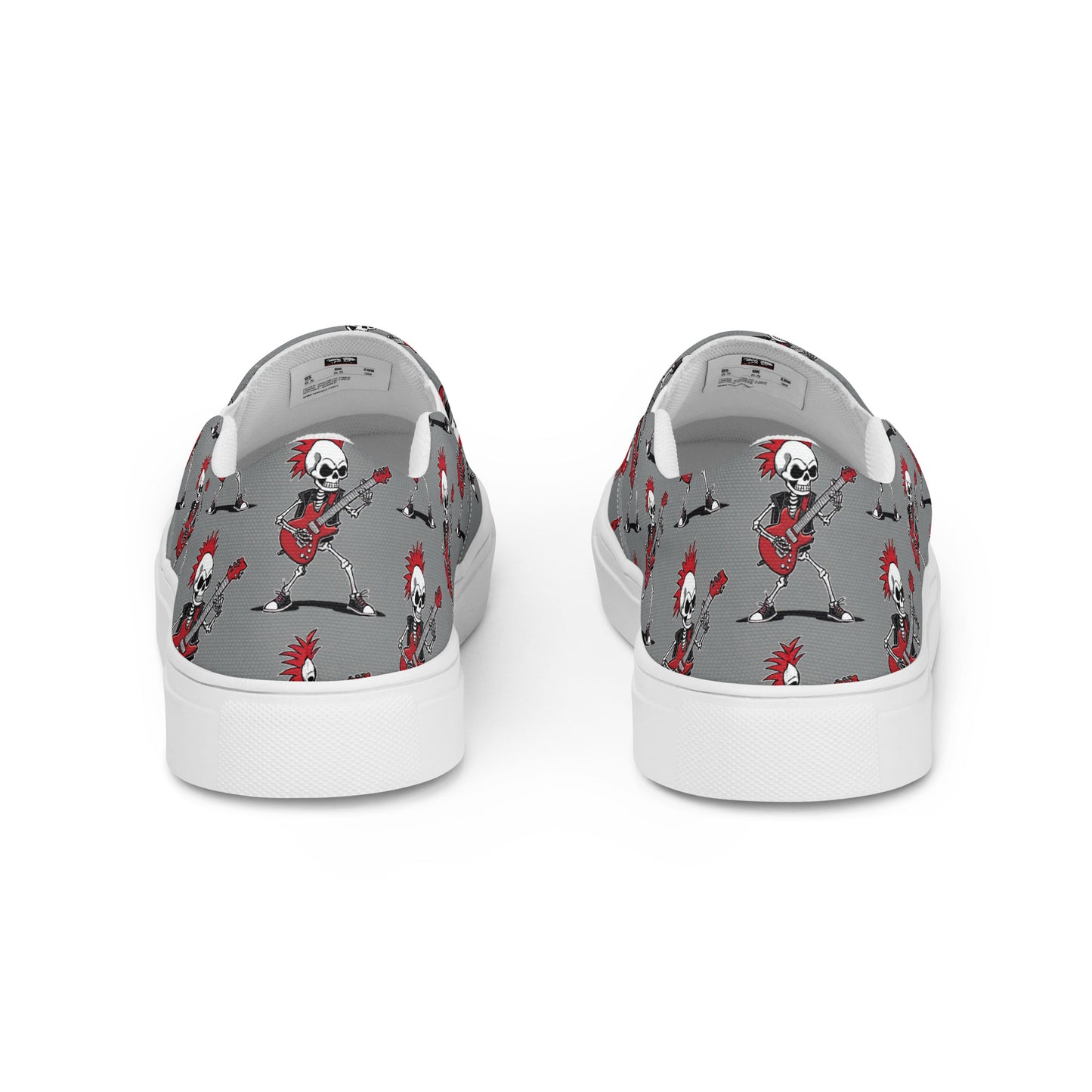 MEN'S RED'S GUITAR SLIP-ON CANVAS SHOES