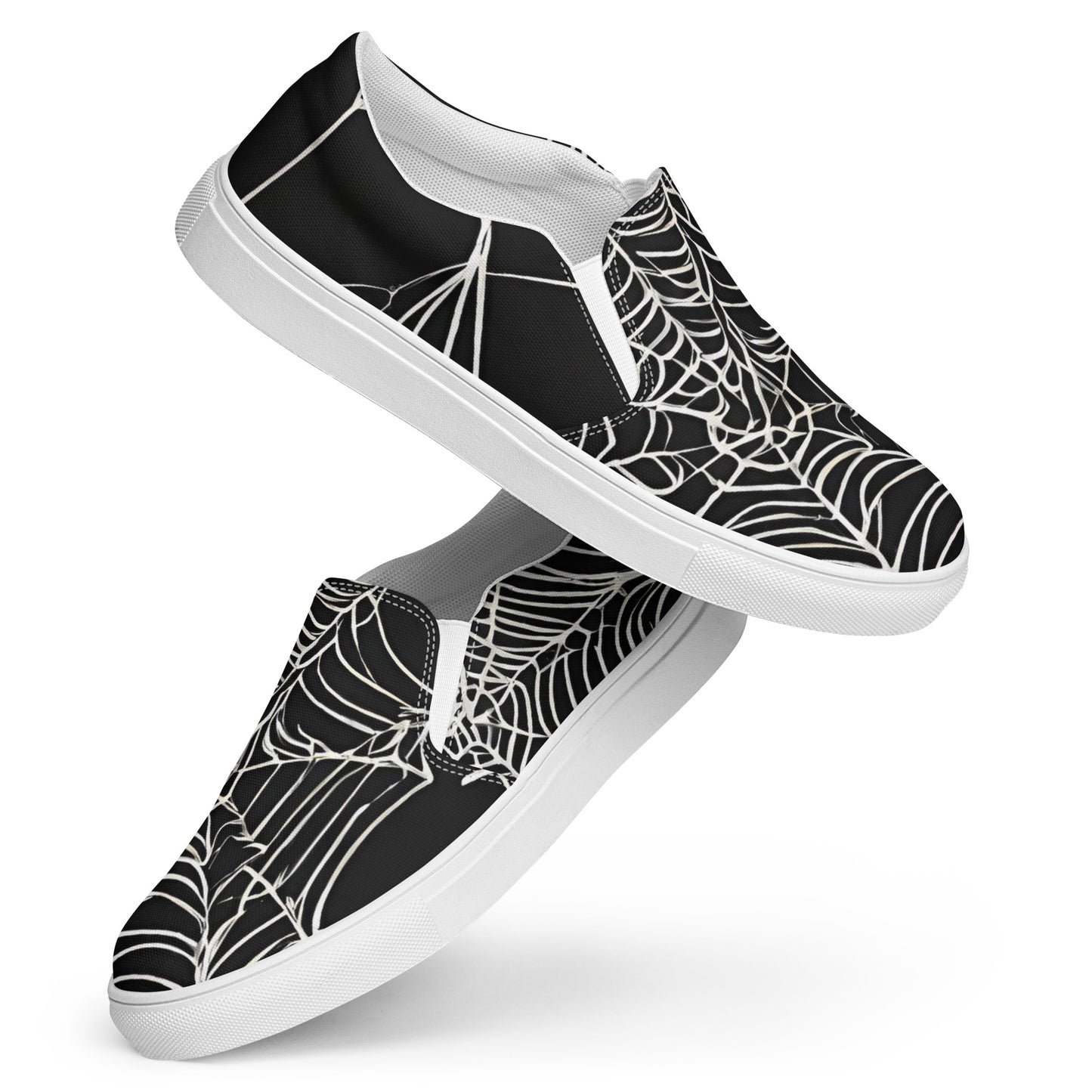 MEN'S WEB OF LIES SLIP-ON CANVAS SHOES