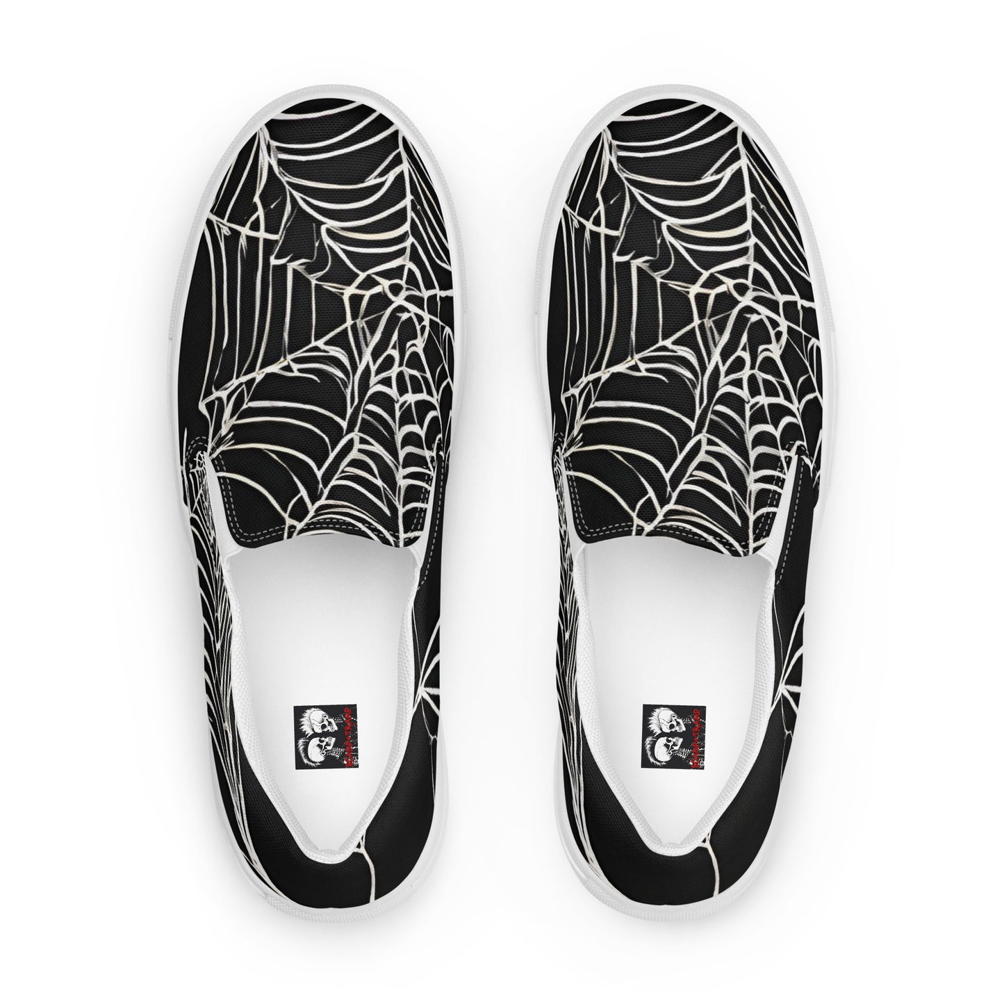 MEN'S WEB OF LIES SLIP-ON CANVAS SHOES