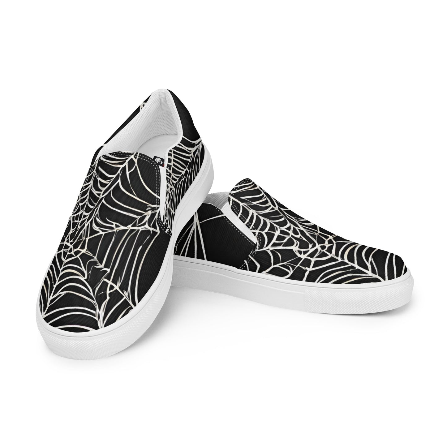 MEN'S WEB OF LIES SLIP-ON CANVAS SHOES