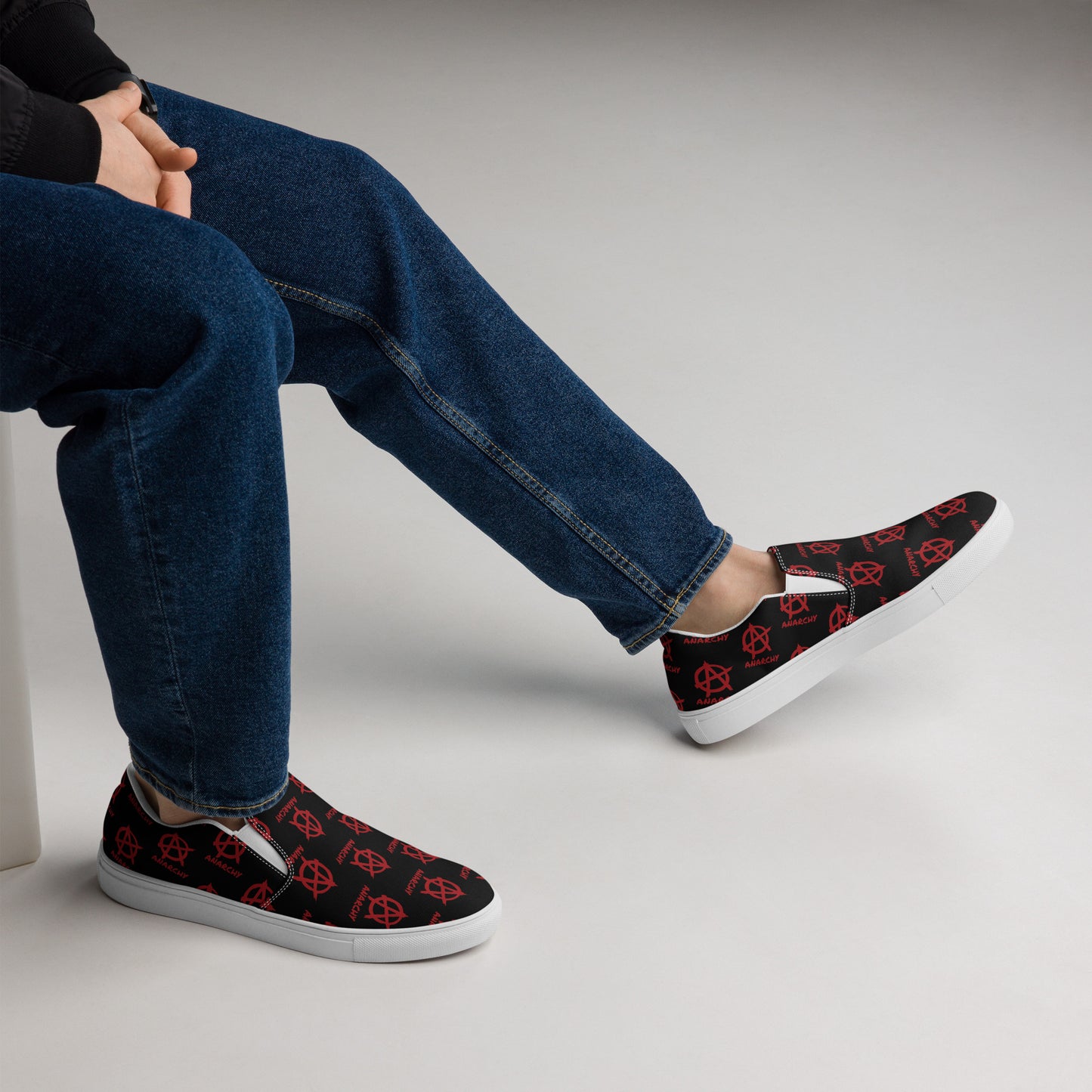 MEN'S ANARCHY SLIP-ON CANVAS SHOES
