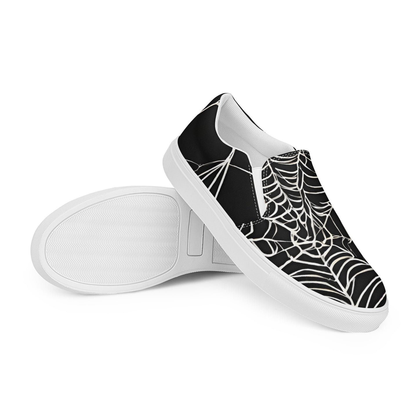 MEN'S WEB OF LIES SLIP-ON CANVAS SHOES