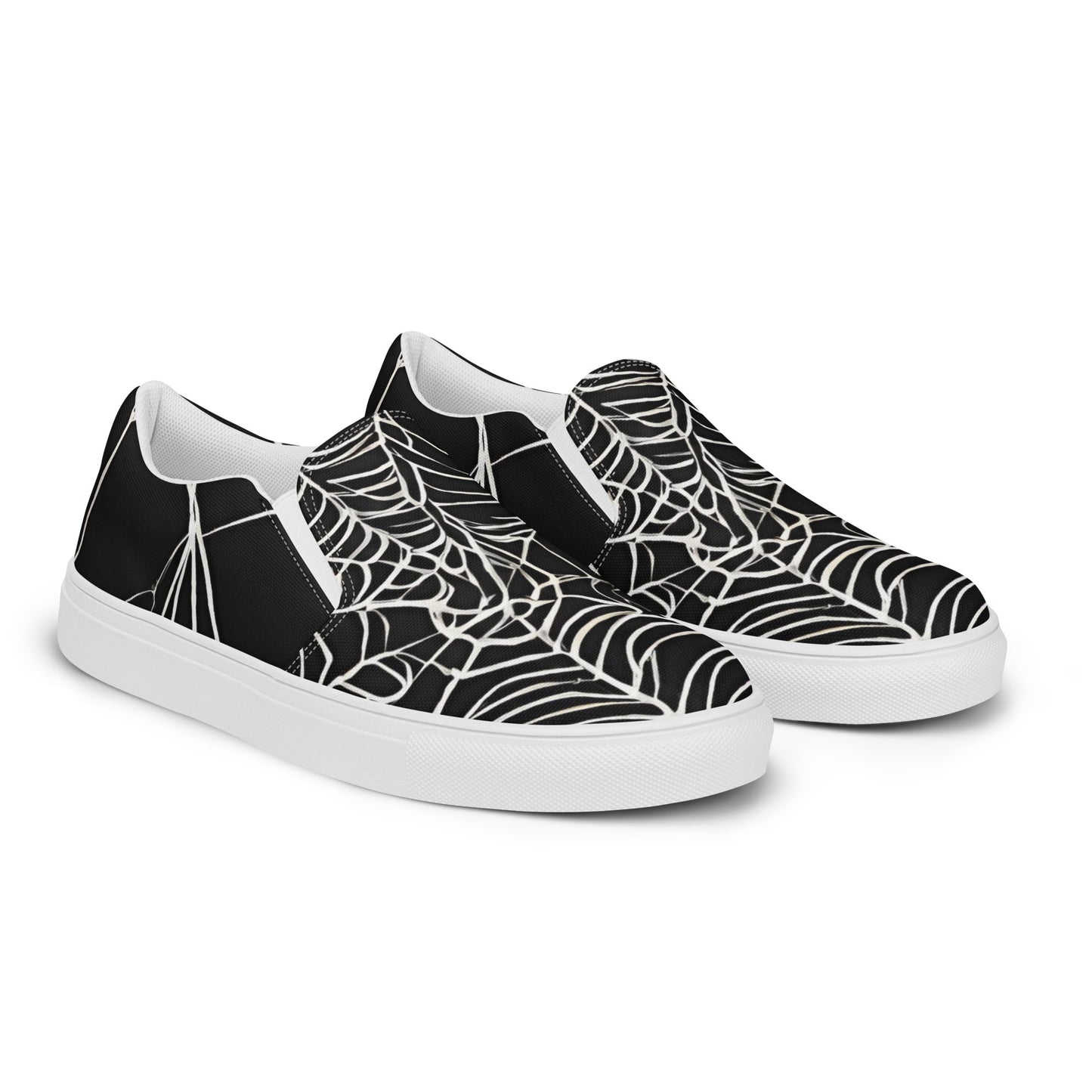MEN'S WEB OF LIES SLIP-ON CANVAS SHOES