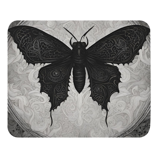 MOTH TO FLAME MOUSE PAD