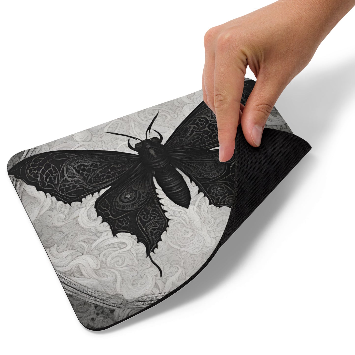MOTH TO FLAME MOUSE PAD