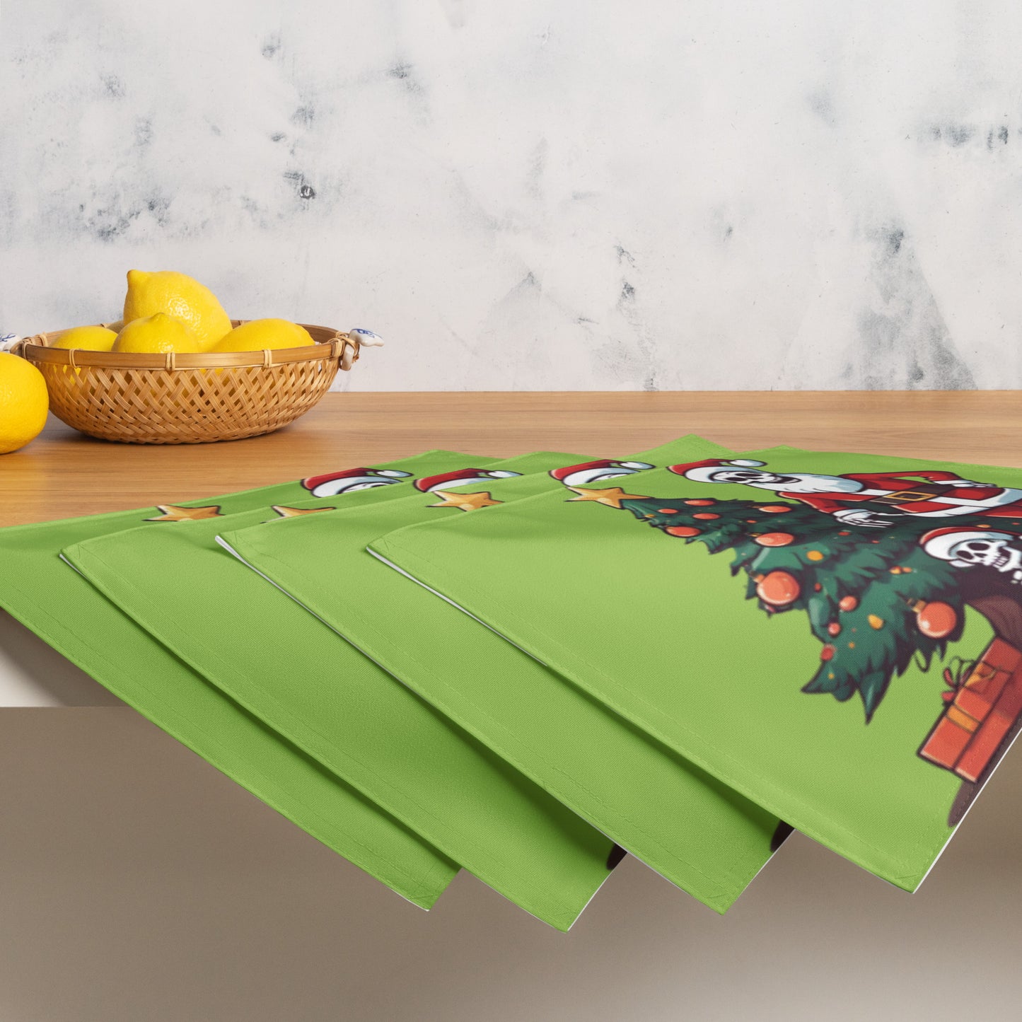 SANTA TREE PLACEMAT SET