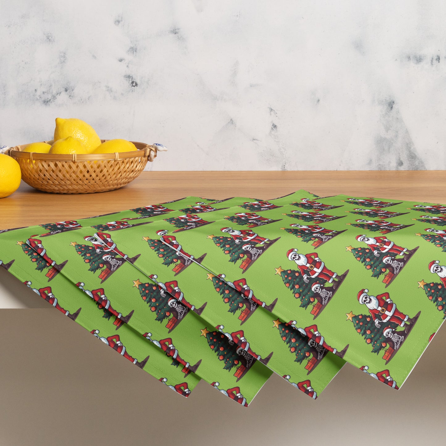 SANTA TREE B PLACEMAT SET