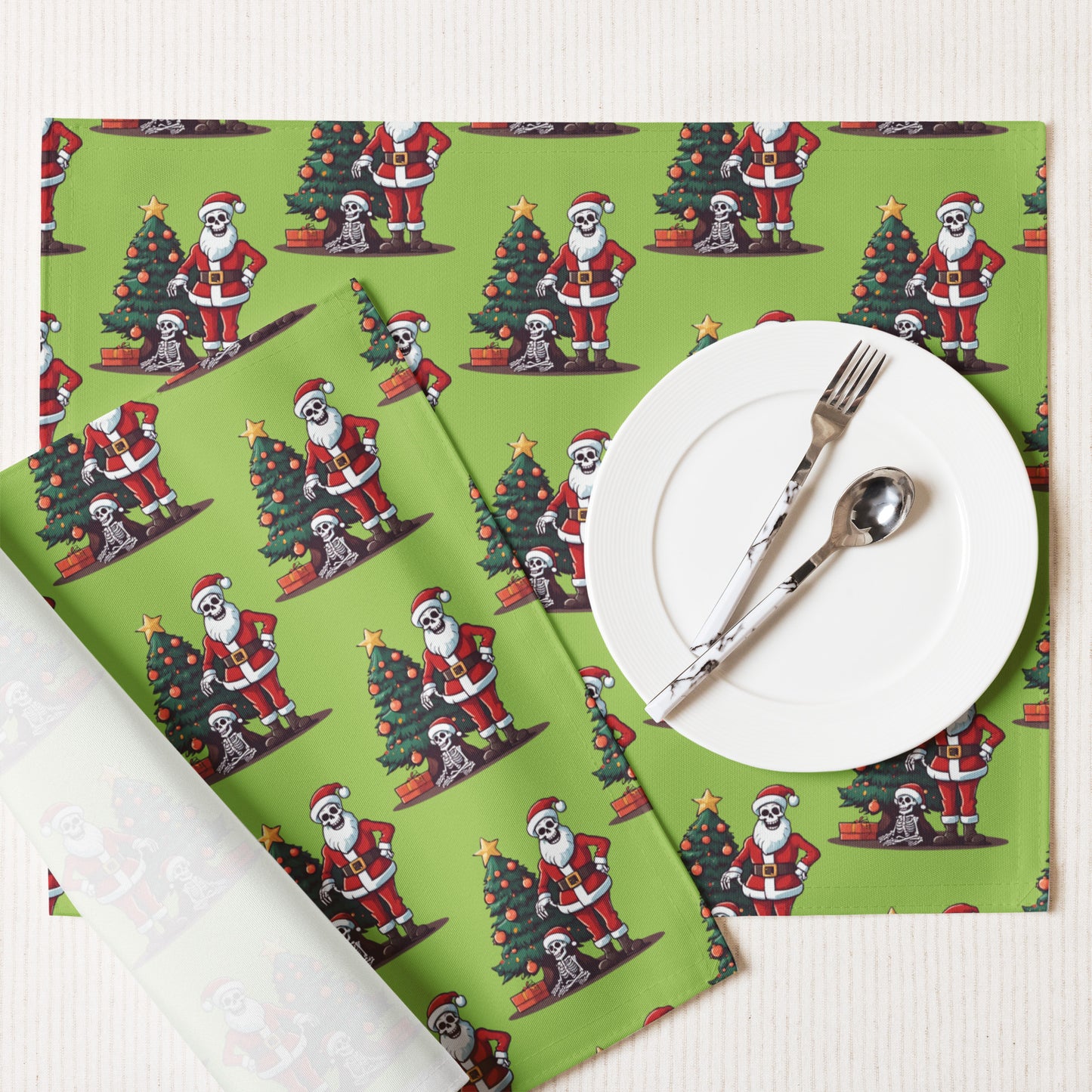 SANTA TREE B PLACEMAT SET