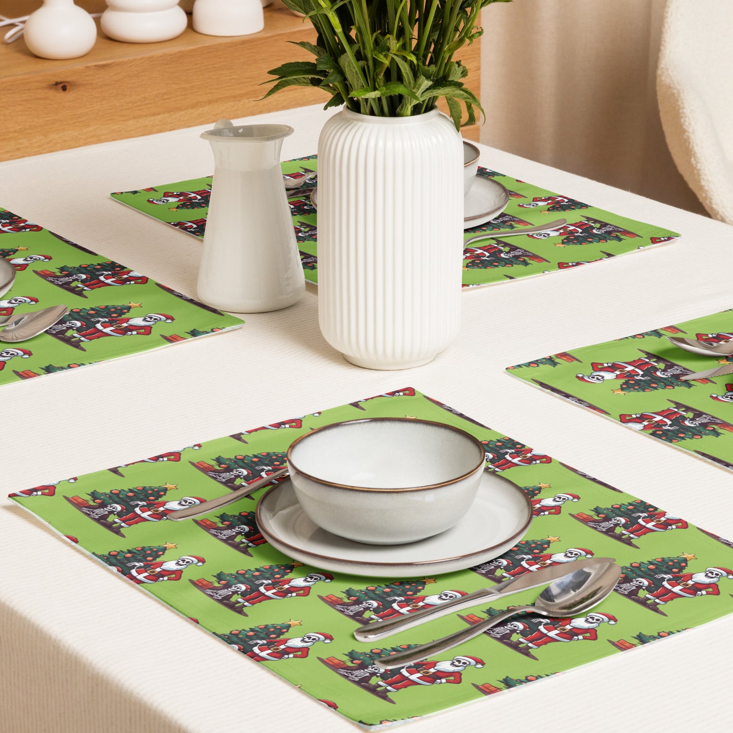SANTA TREE B PLACEMAT SET