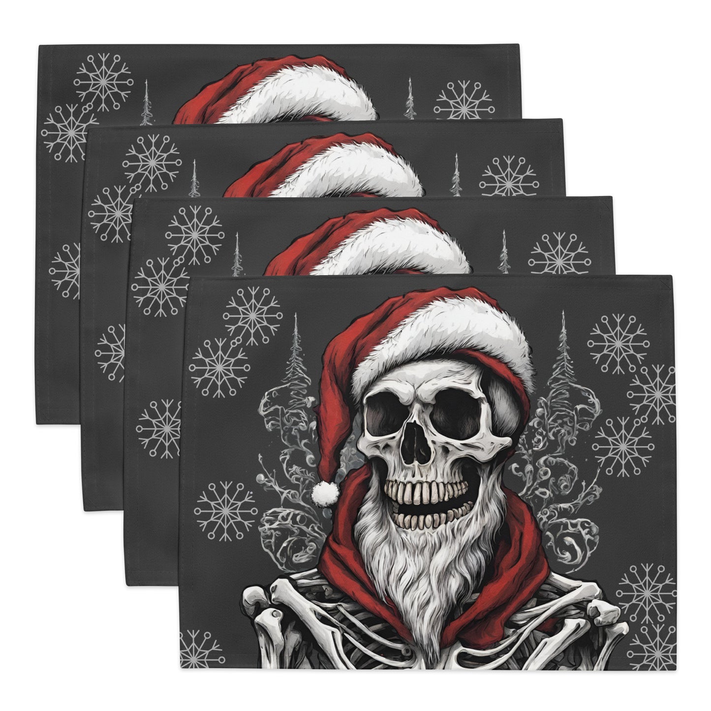 SANTA BEARD PLACEMAT SET