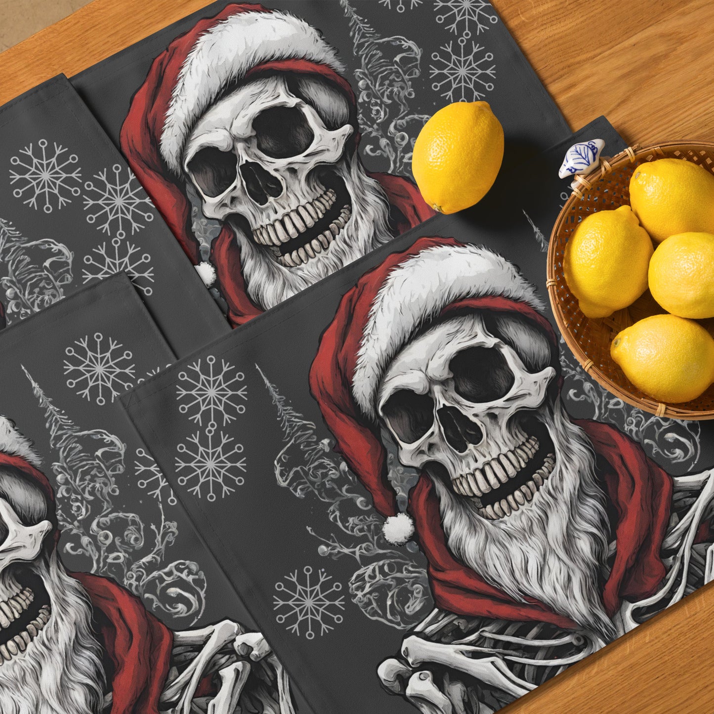 SANTA BEARD PLACEMAT SET