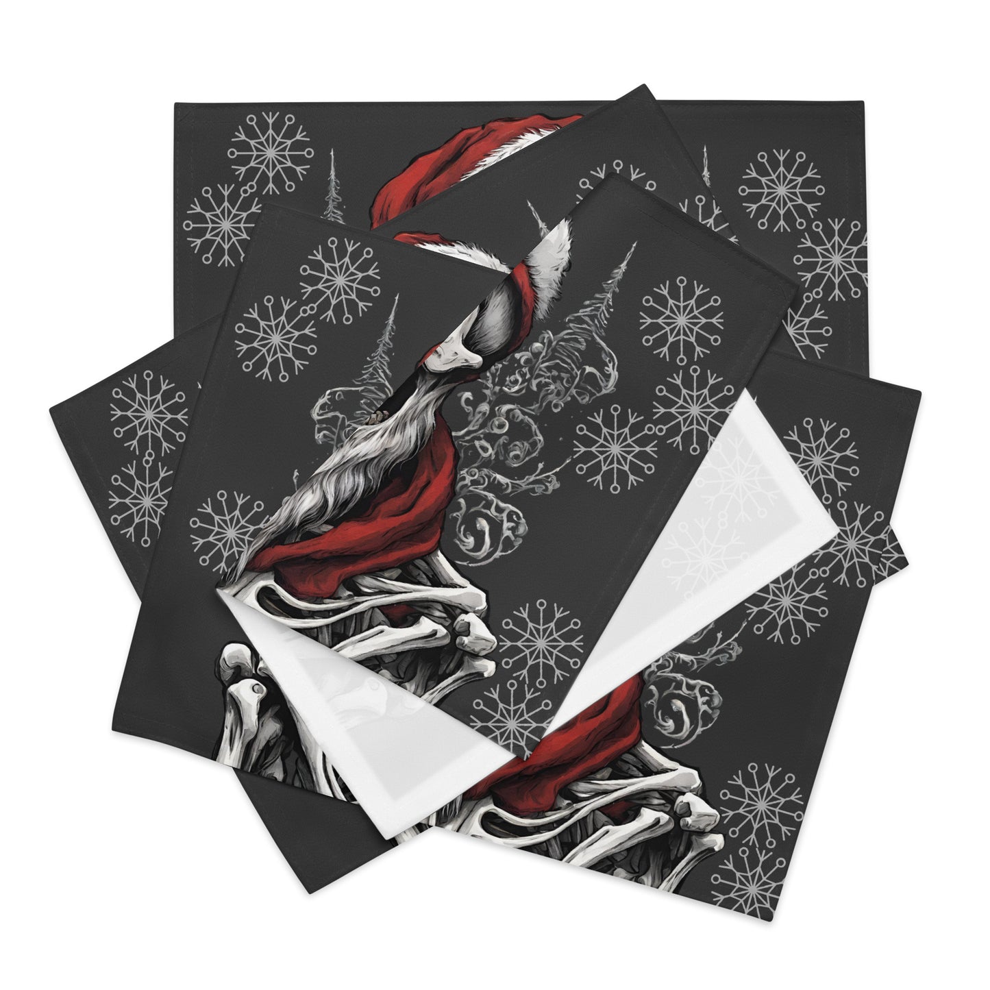 SANTA BEARD PLACEMAT SET