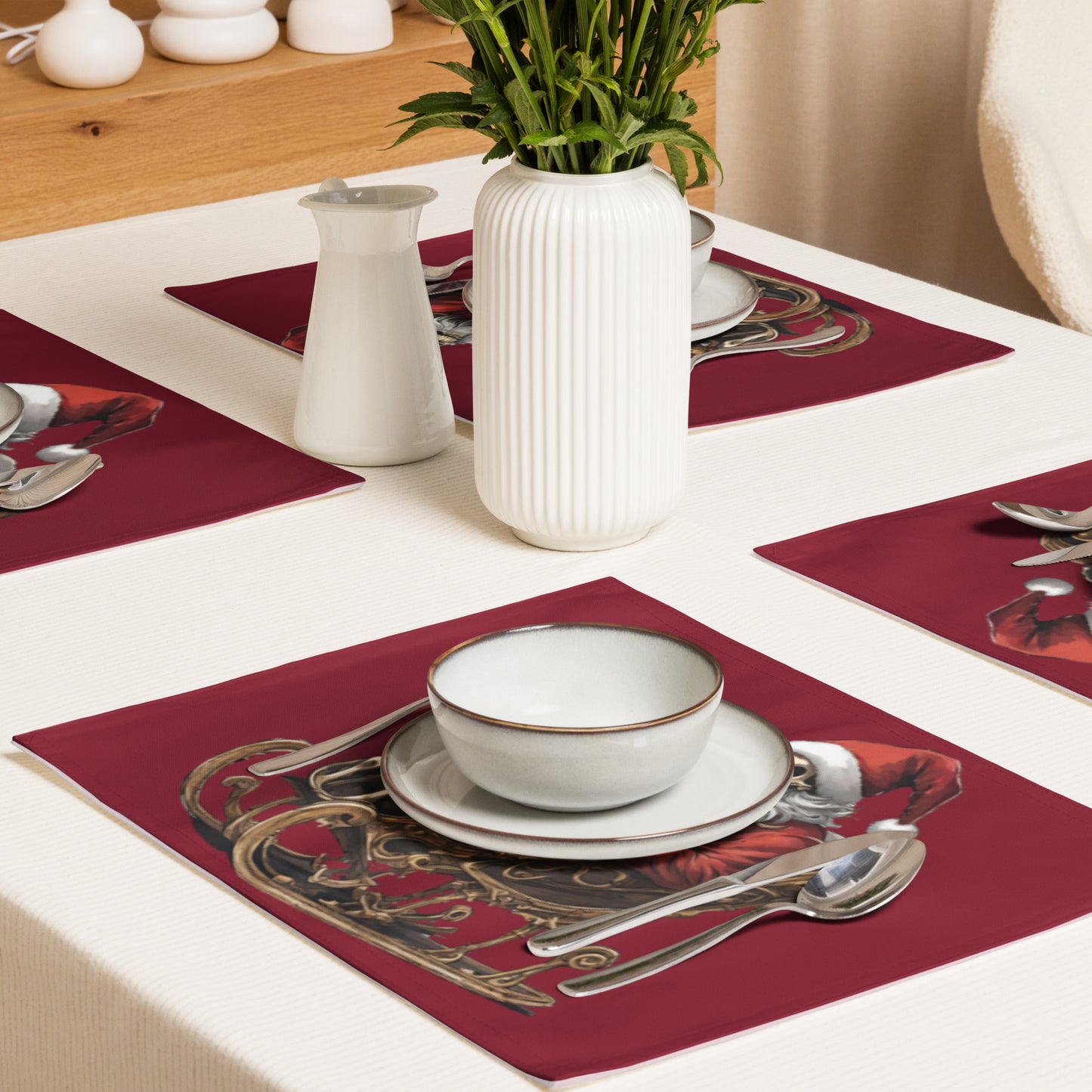 SANTA SLEIGH PLACEMAT SET