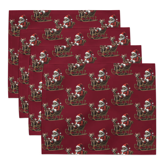 SANTA SLEIGH 2 PLACEMAT SET