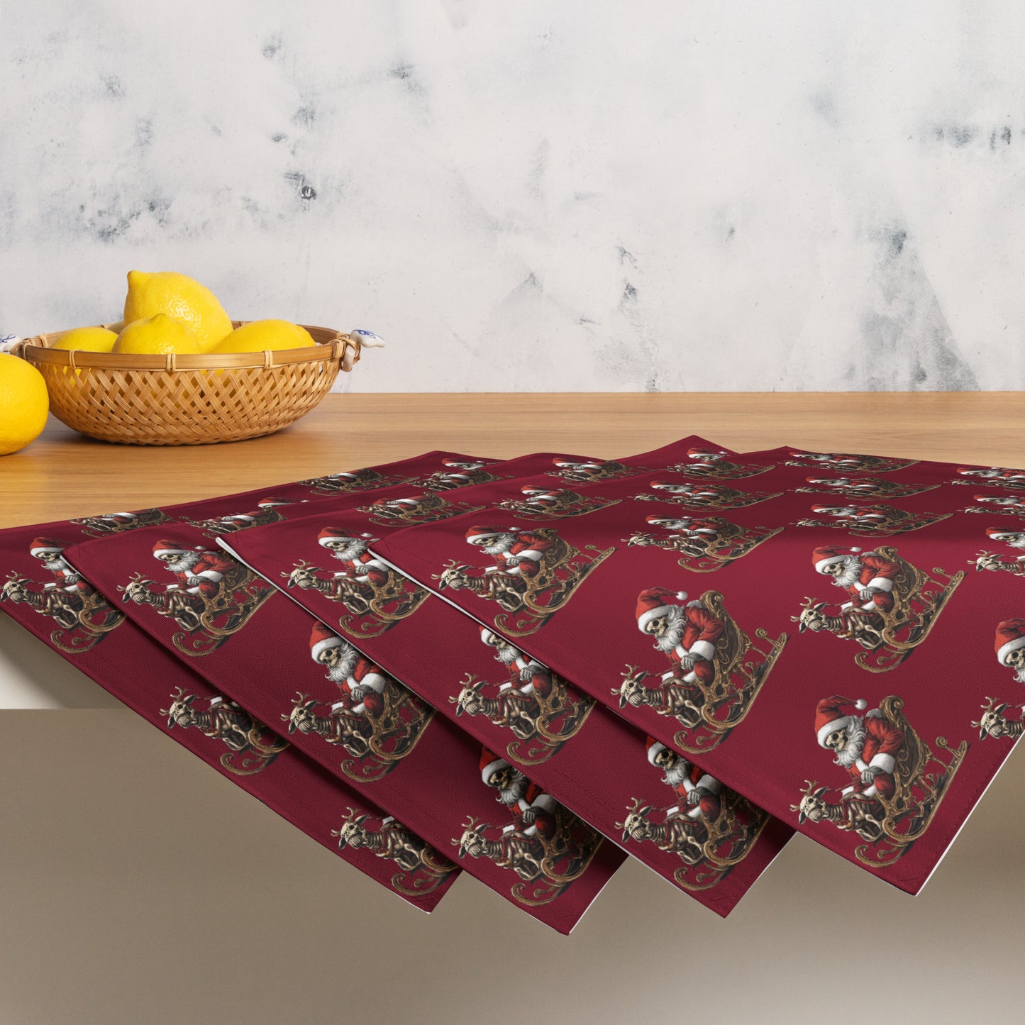 SANTA SLEIGH 2 PLACEMAT SET