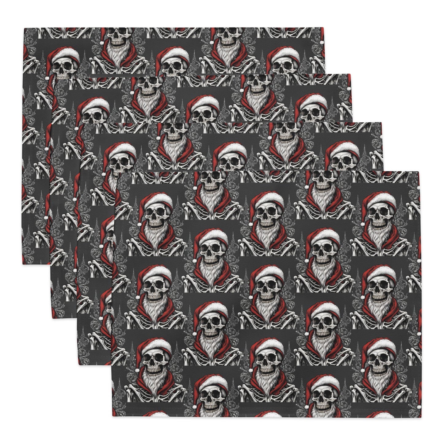 SANTA BEARD B PLACEMAT SET