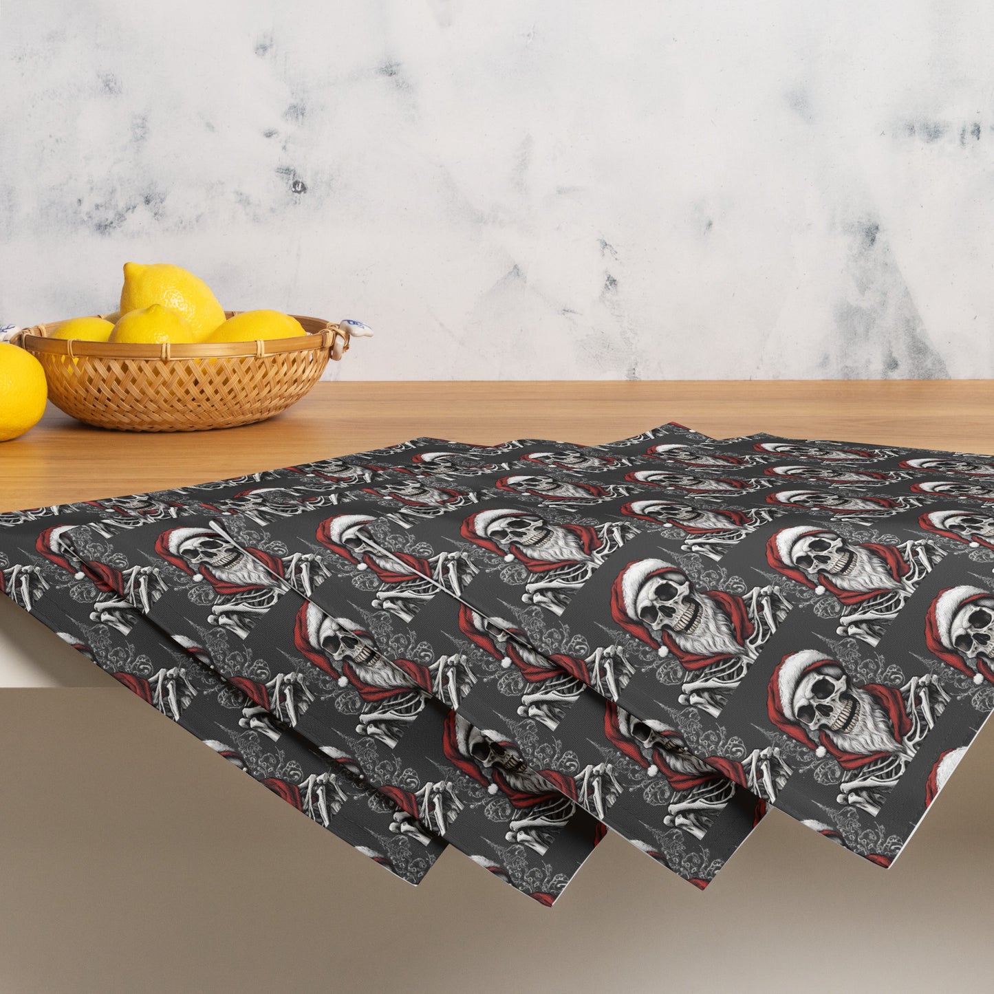 SANTA BEARD B PLACEMAT SET