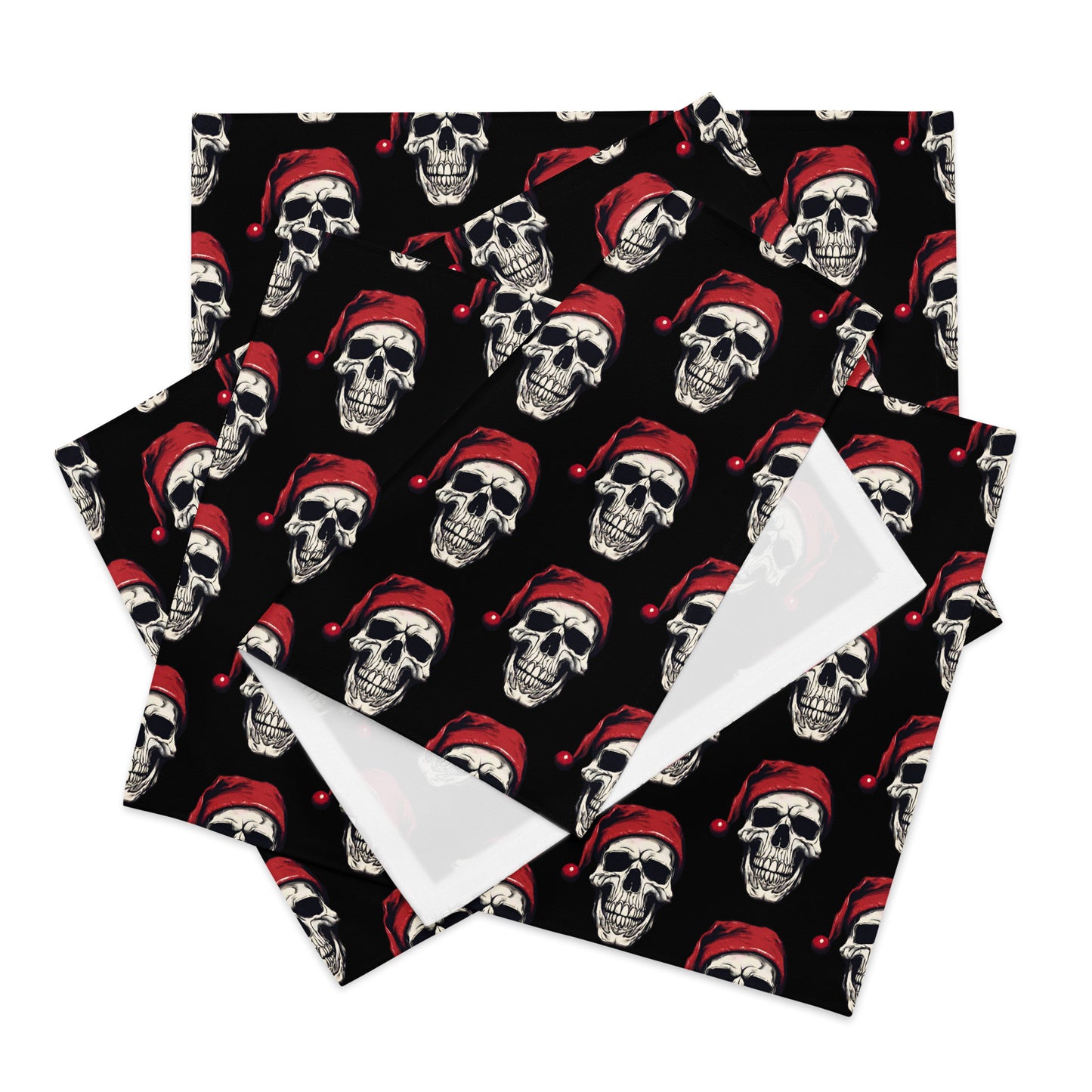 SANTA SKULL 2 PLACEMAT SET