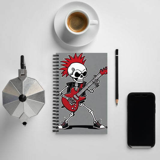 RED'S GUITAR SPIRAL NOTEBOOK