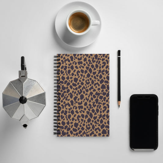 LEOPARD PRINT SPIRAL NOTEBOOK