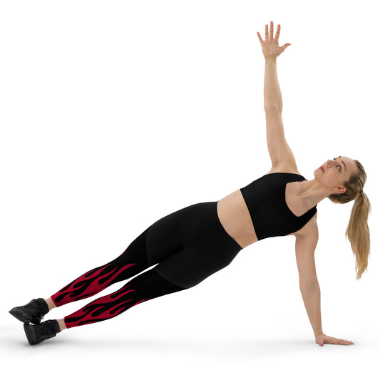 RED FLAME SPORTS LEGGINGS