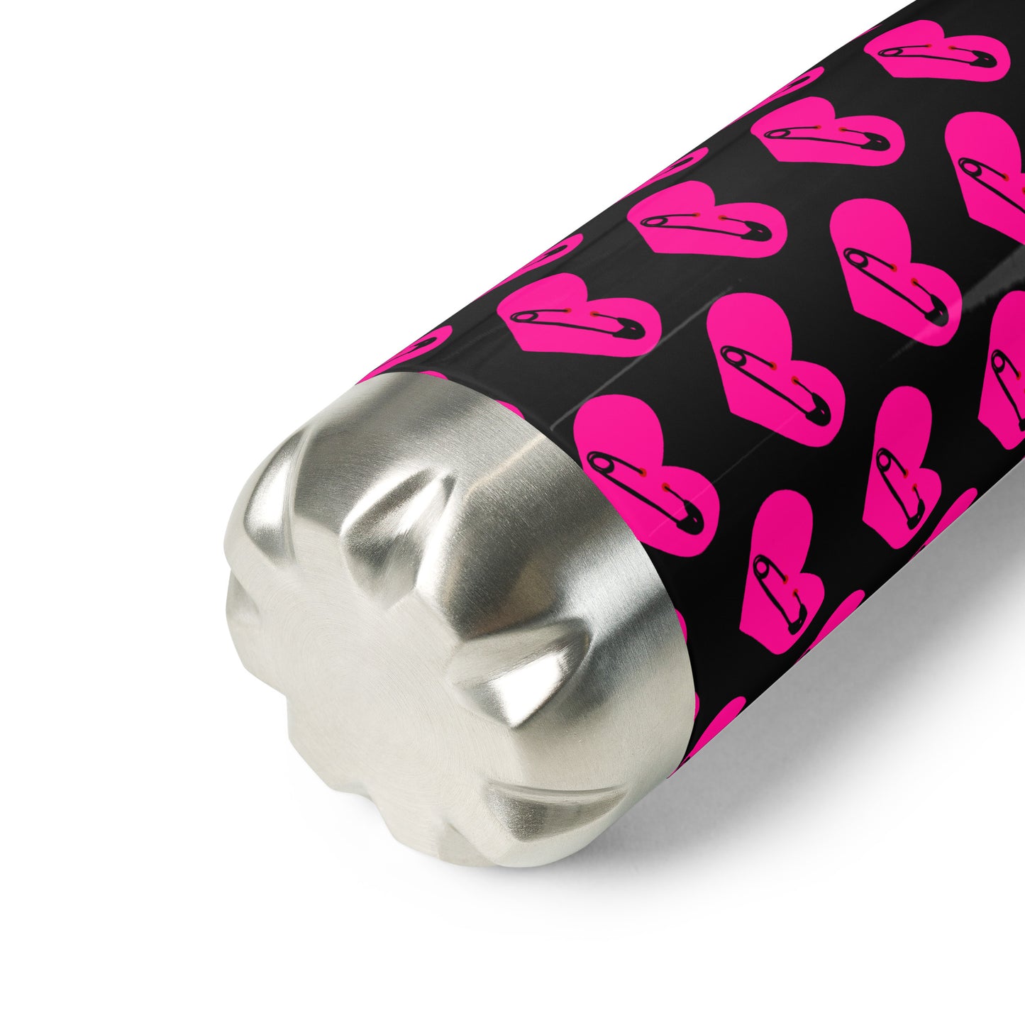 PINNED HEART STAINLESS STEEL WATER BOTTLE