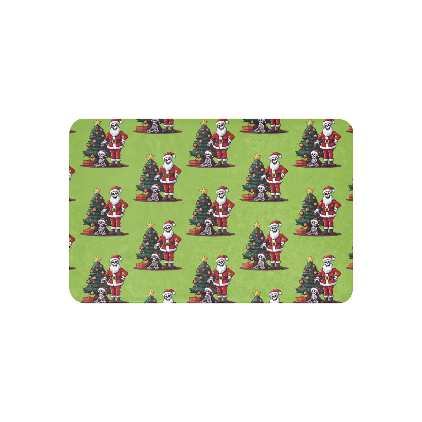 SANTA TREE SHERPA BLANKET