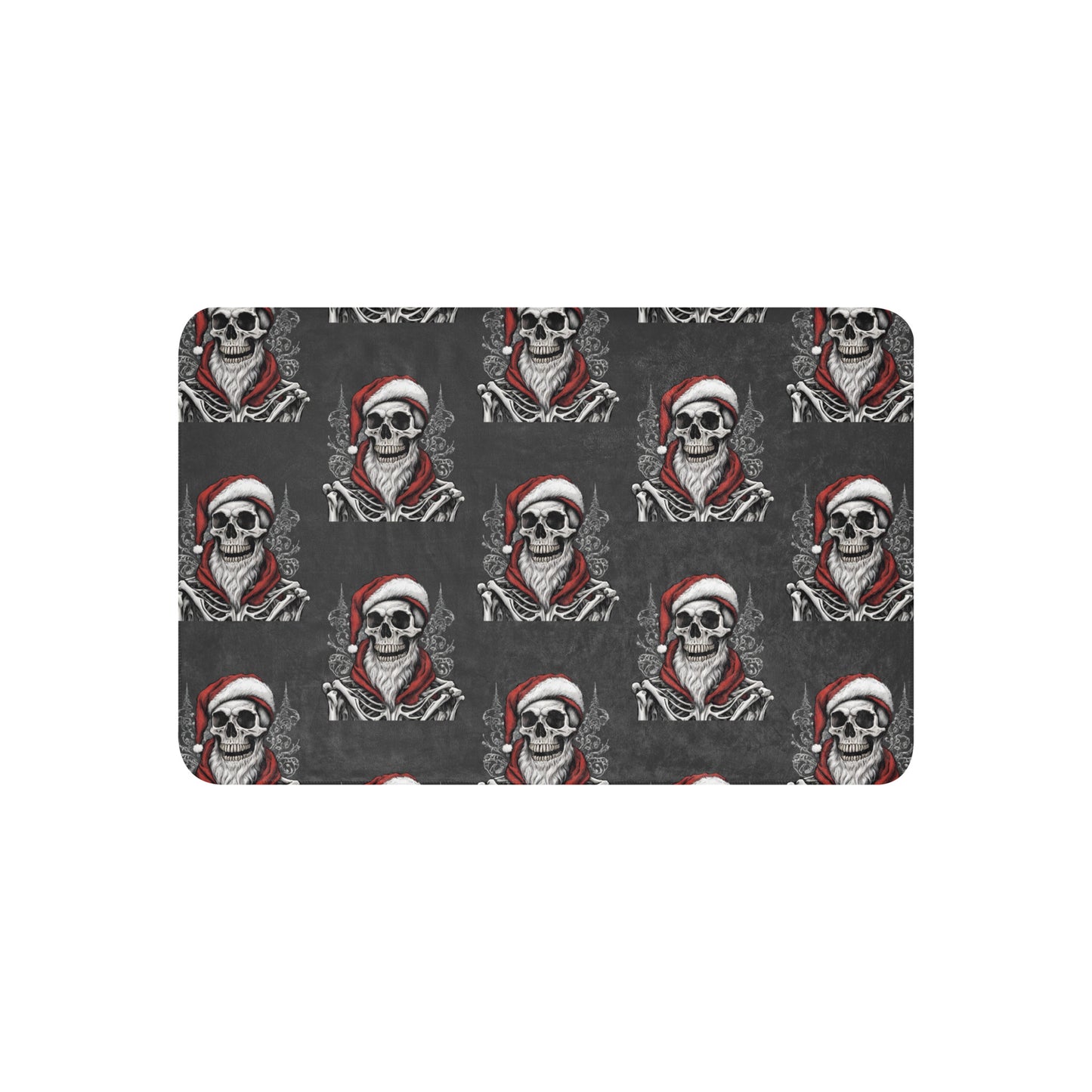 SANTA BEARD SHERPA BLANKET
