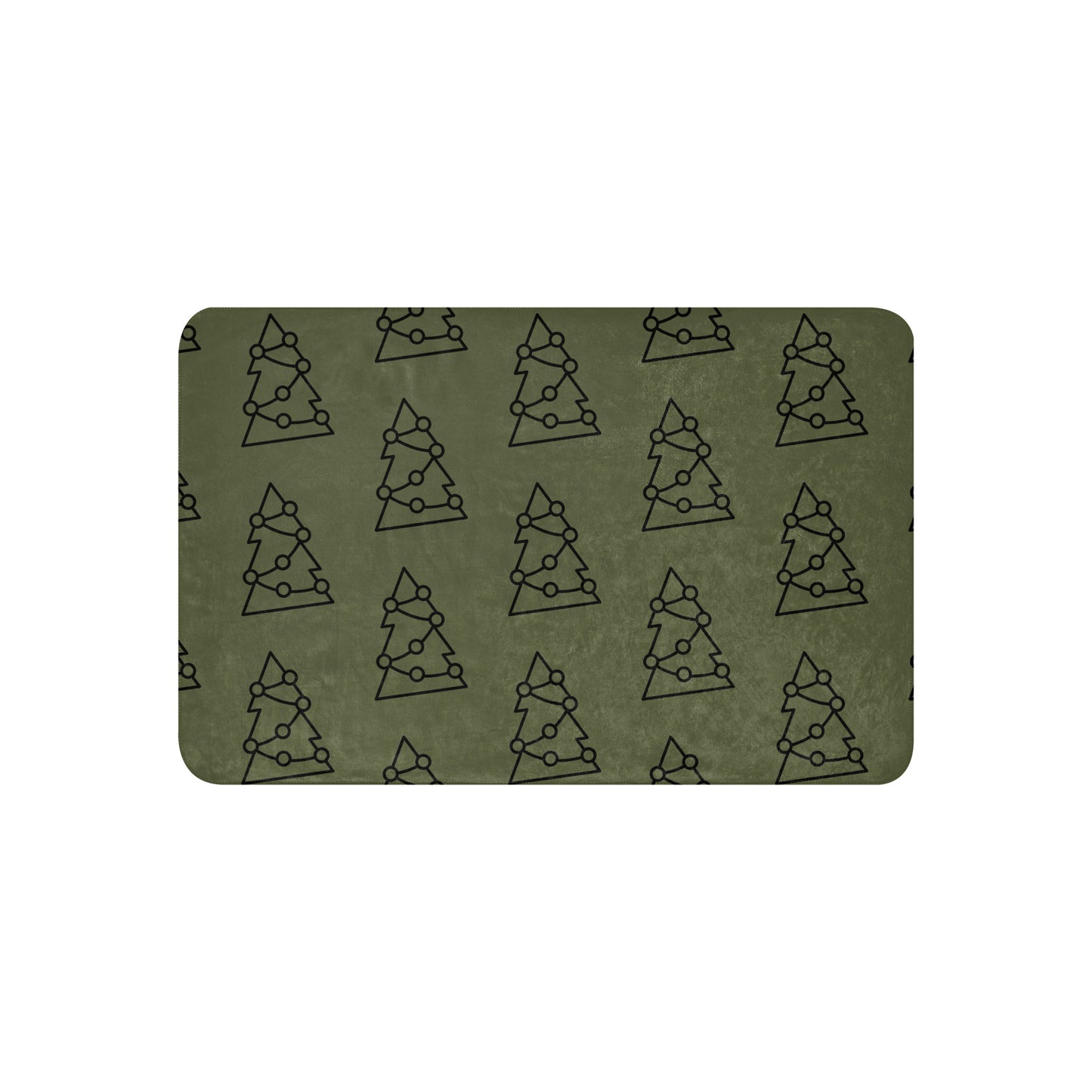 CHRISTMAS TREE SHERPA BLANKET