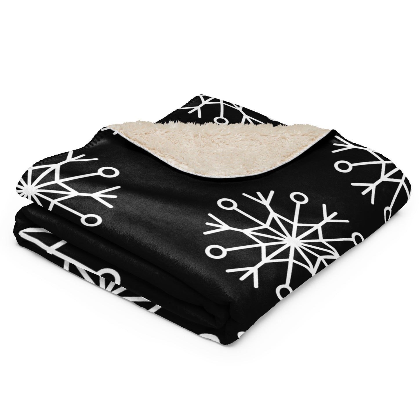 SNOWFLAKE SHERPA BLANKET