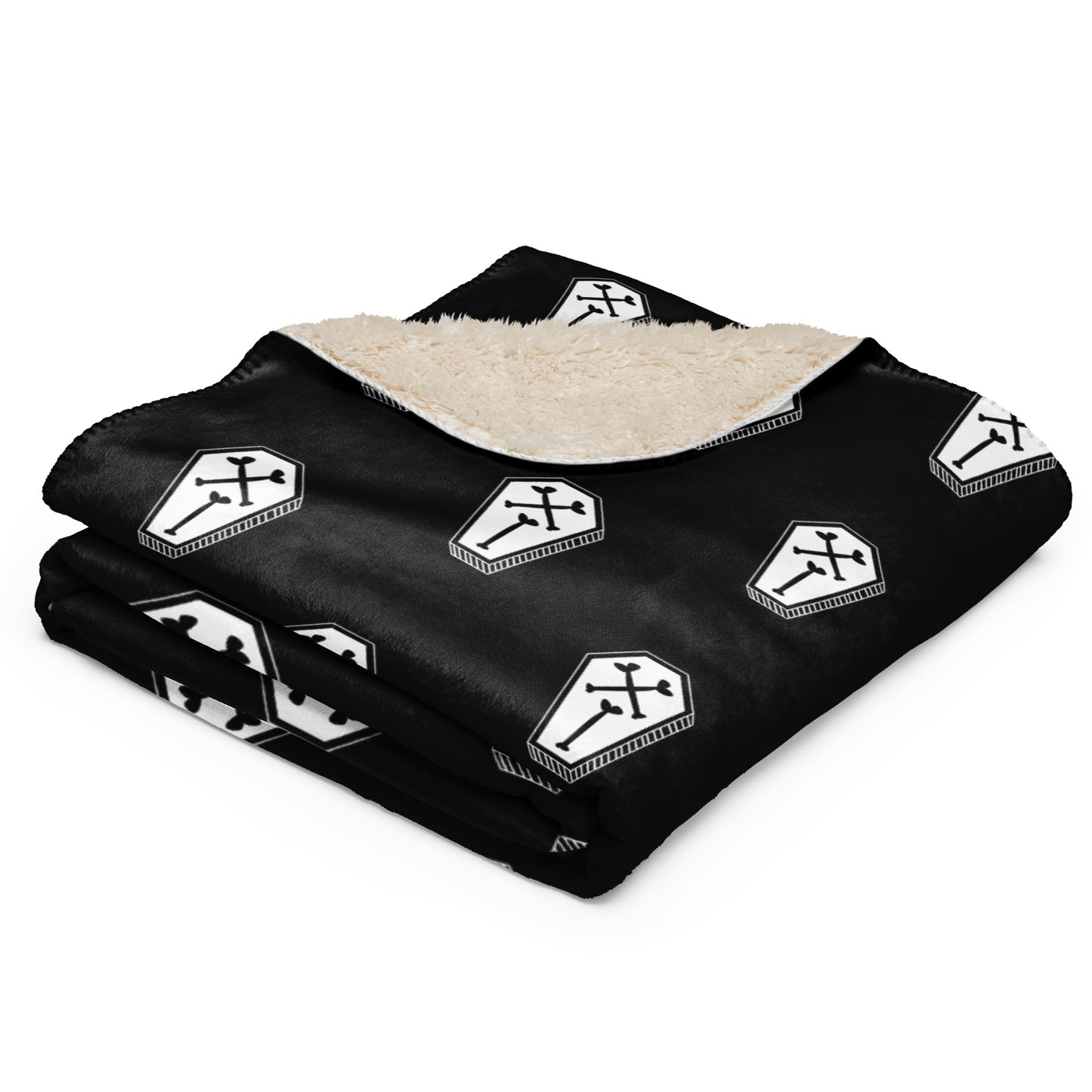 COFFIN SHERPA BLANKET