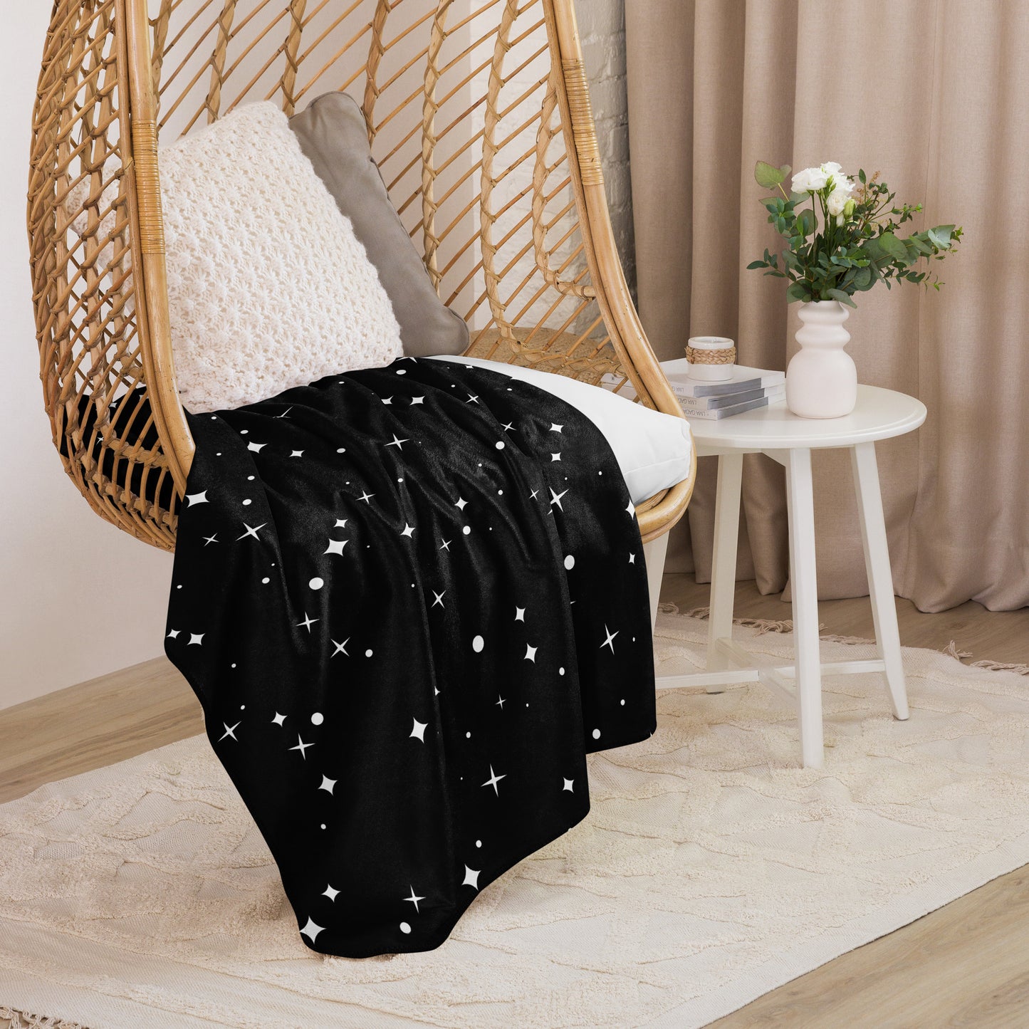 STARS SHERPA BLANKET
