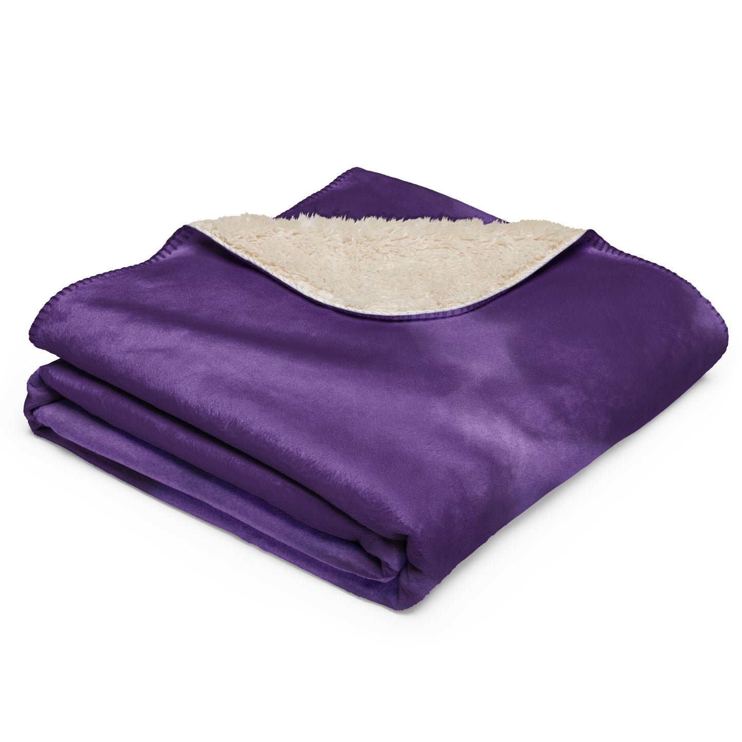 PURPLE TIE DYE SHERPA BLANKET