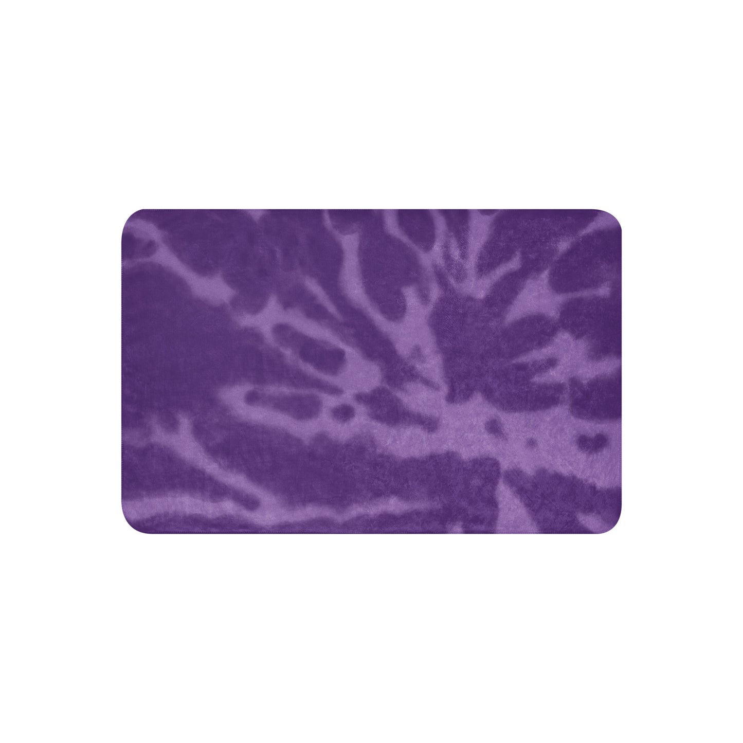 PURPLE TIE DYE SHERPA BLANKET