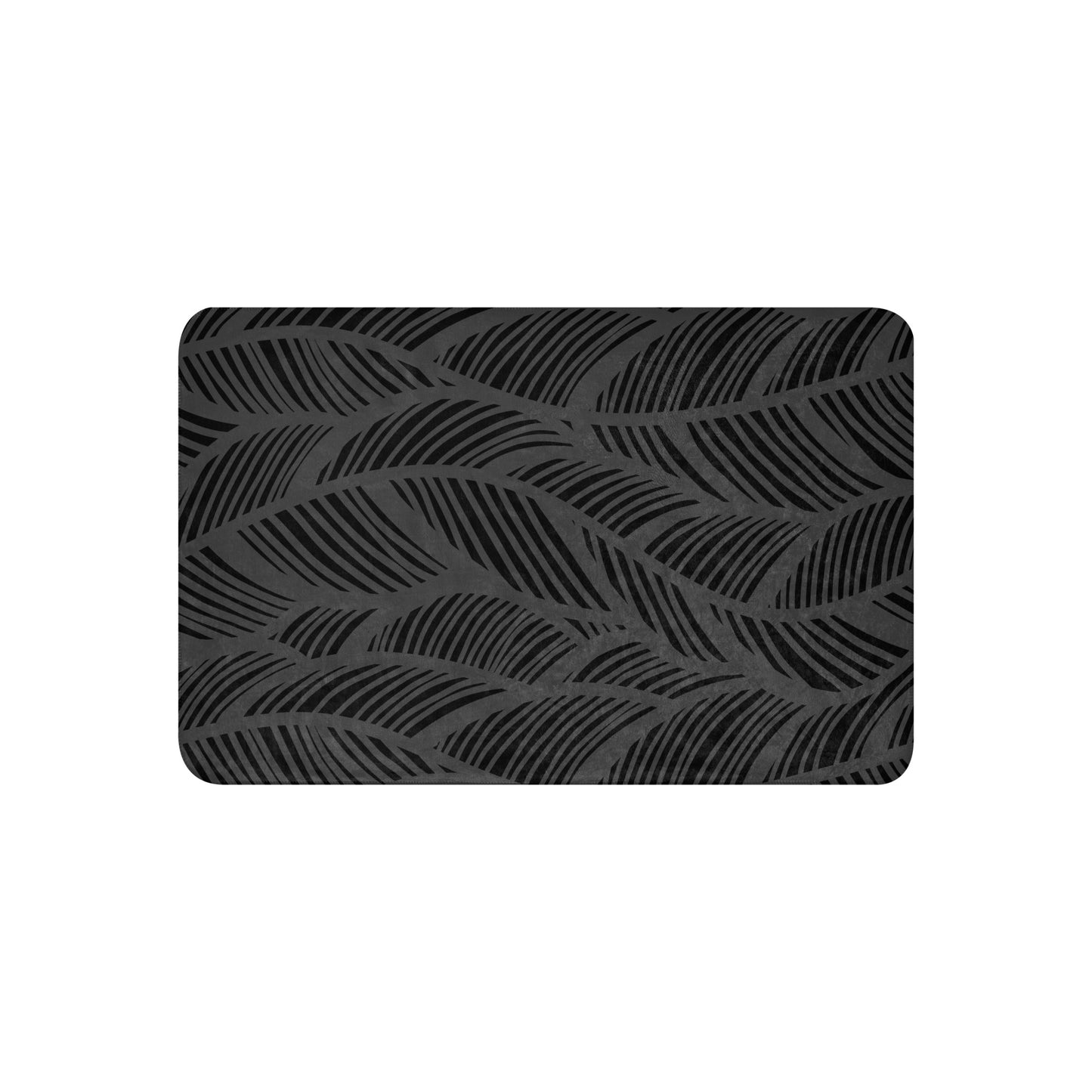 ABSTRACT GREY SHERPA BLANKET