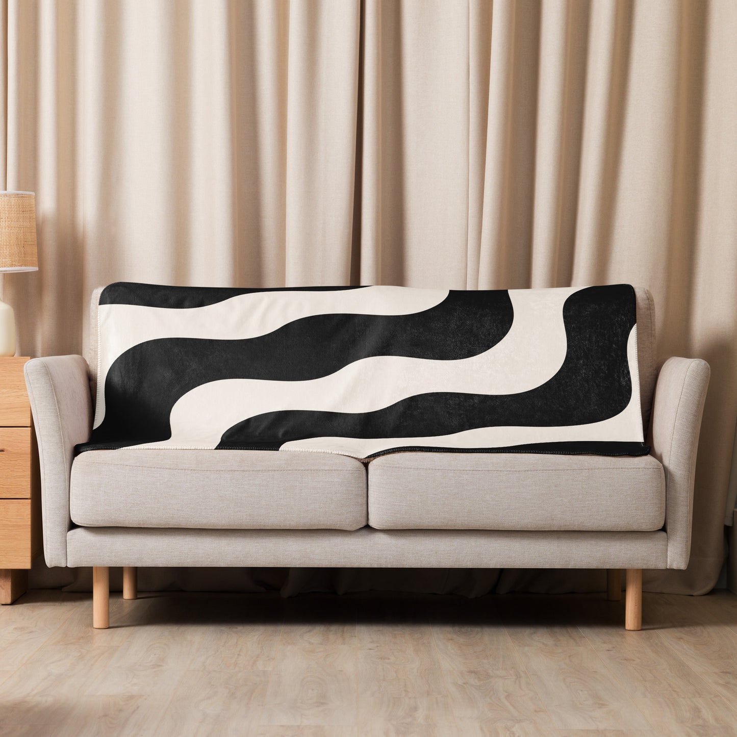B&W WAVE SHERPA BLANKET