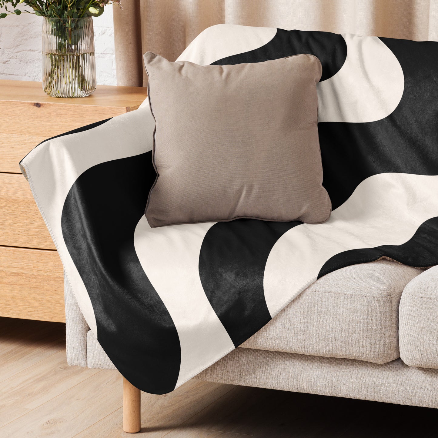 B&W WAVE SHERPA BLANKET