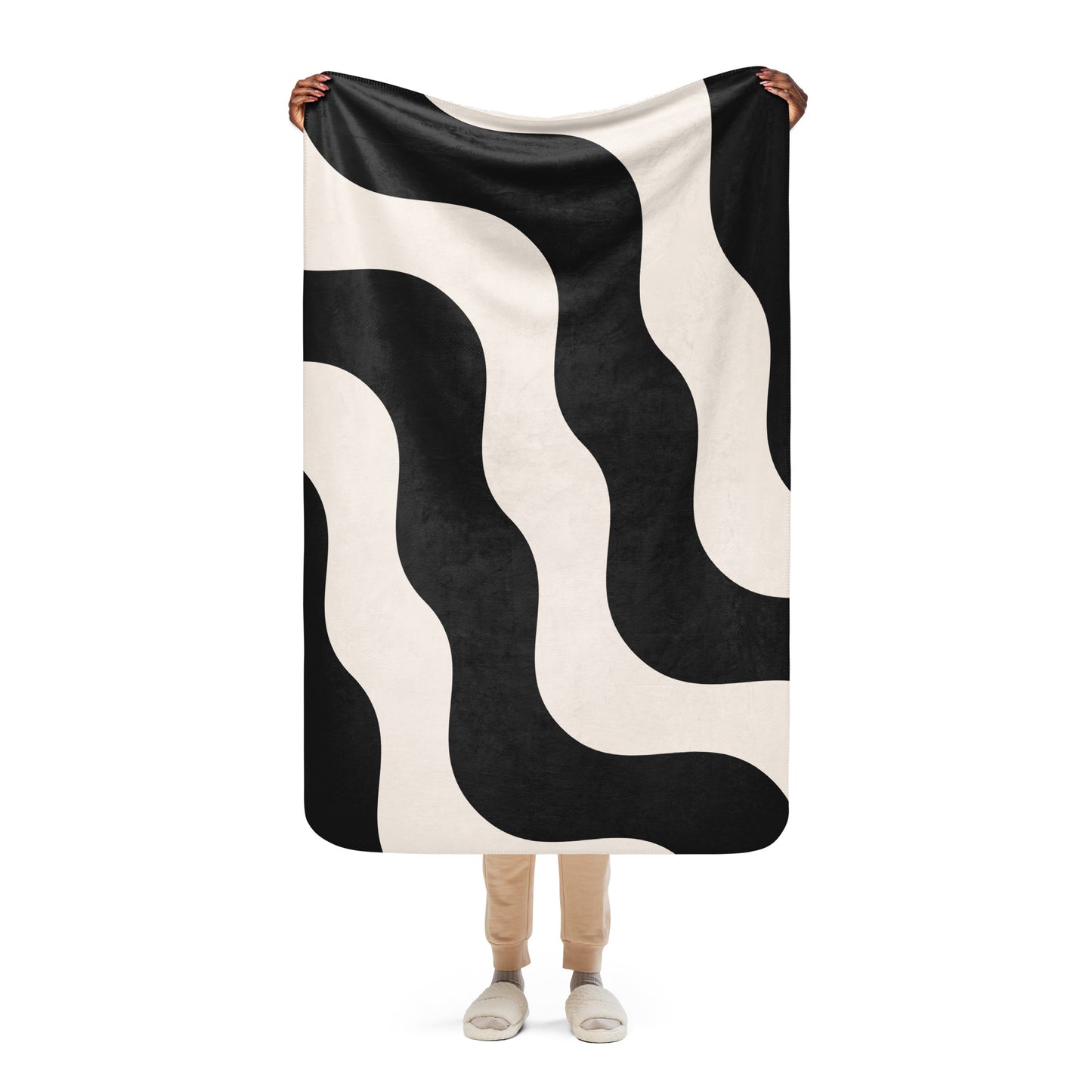 B&W WAVE SHERPA BLANKET