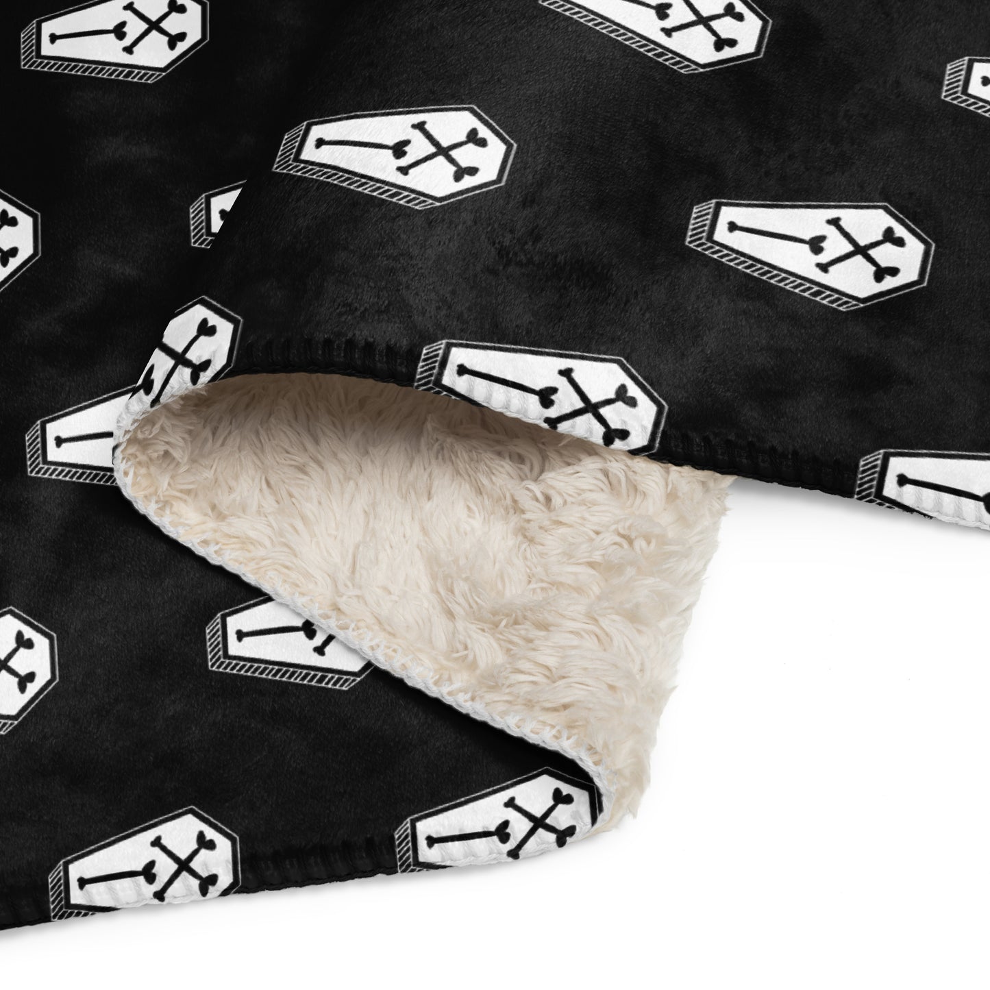 COFFIN SHERPA BLANKET